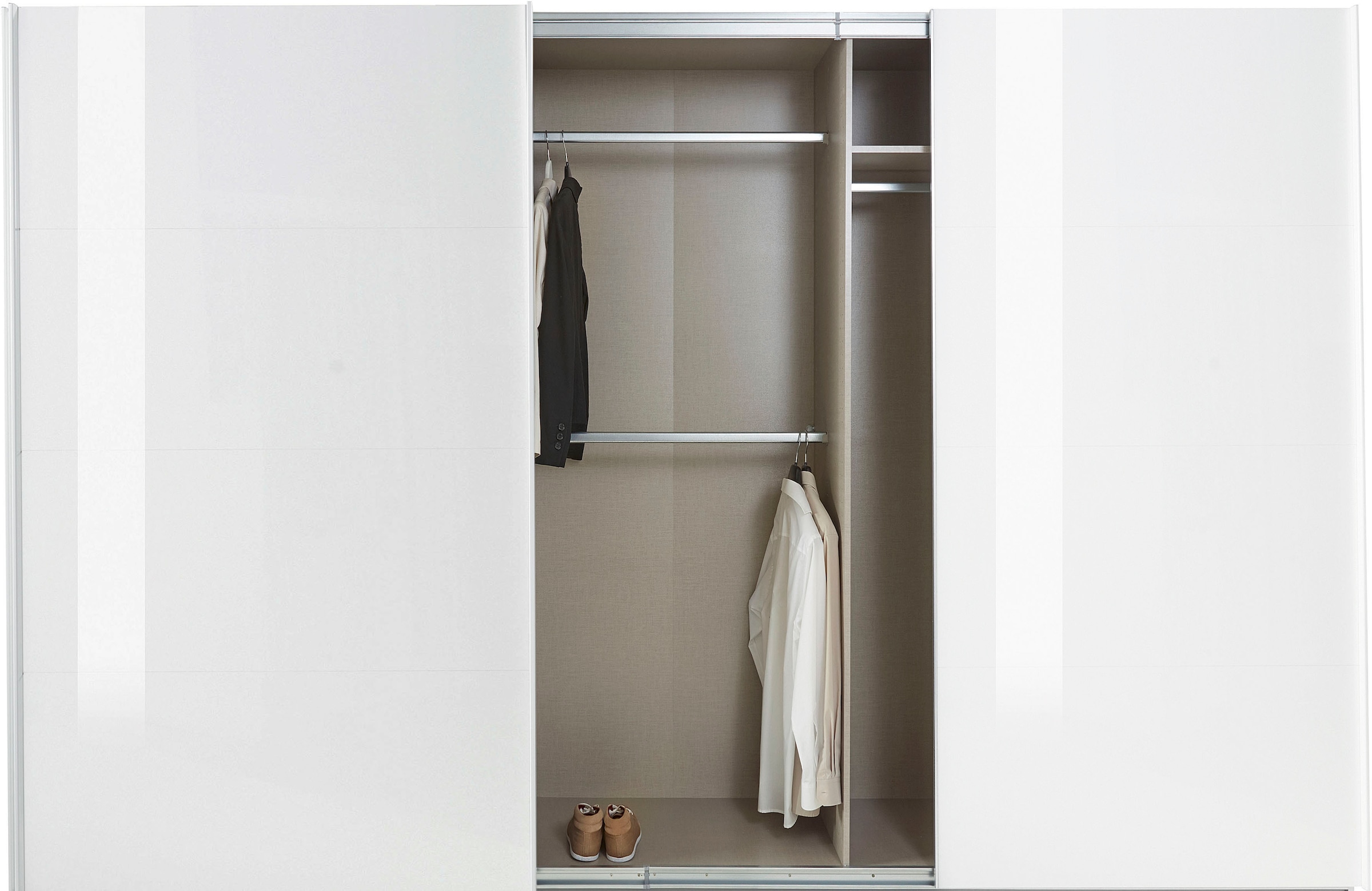 rauch Schwebetürenschrank »Kleiderschrank Schrank Garderobe TOPSELLER OTELI inkl. Inneneinteilung«, mit 3 Innenschubladen sowie zusätzlichen Einlegeböden MADE IN GERMANY