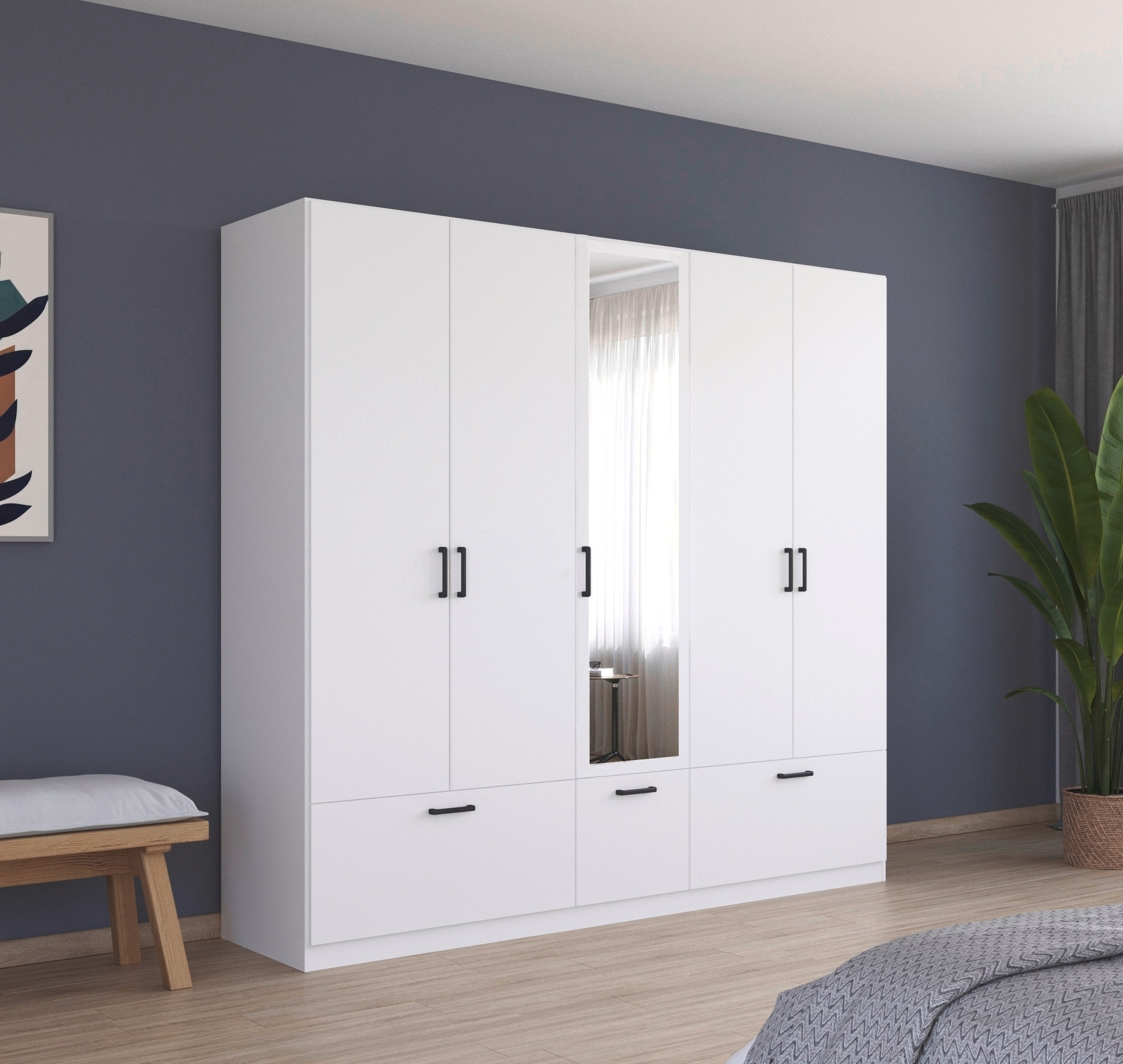 rauch Drehtürenschrank "Kleiderschrank Schrank Garderobe Wäscheschrank BARI günstig online kaufen
