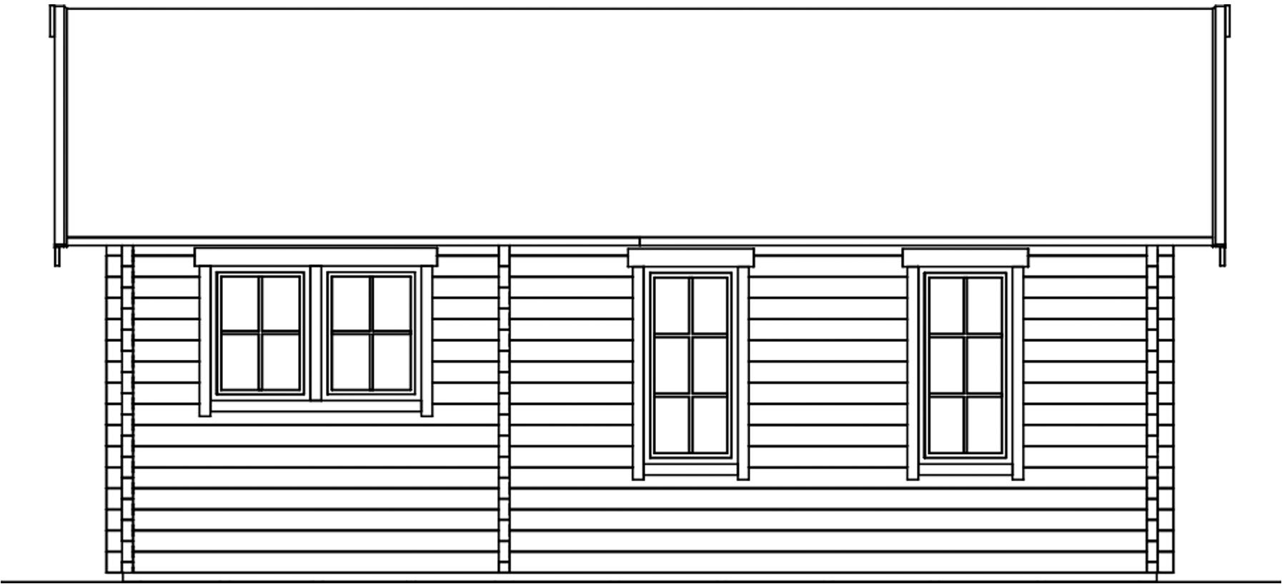Skanholz Gartenhaus »Toronto 4«, mit Lattung