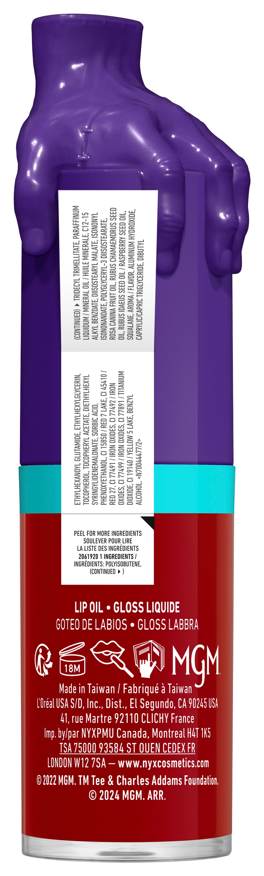 NYX Lipgloss »NYX Professional Makeup Wednesday Mystery Lip Oil«