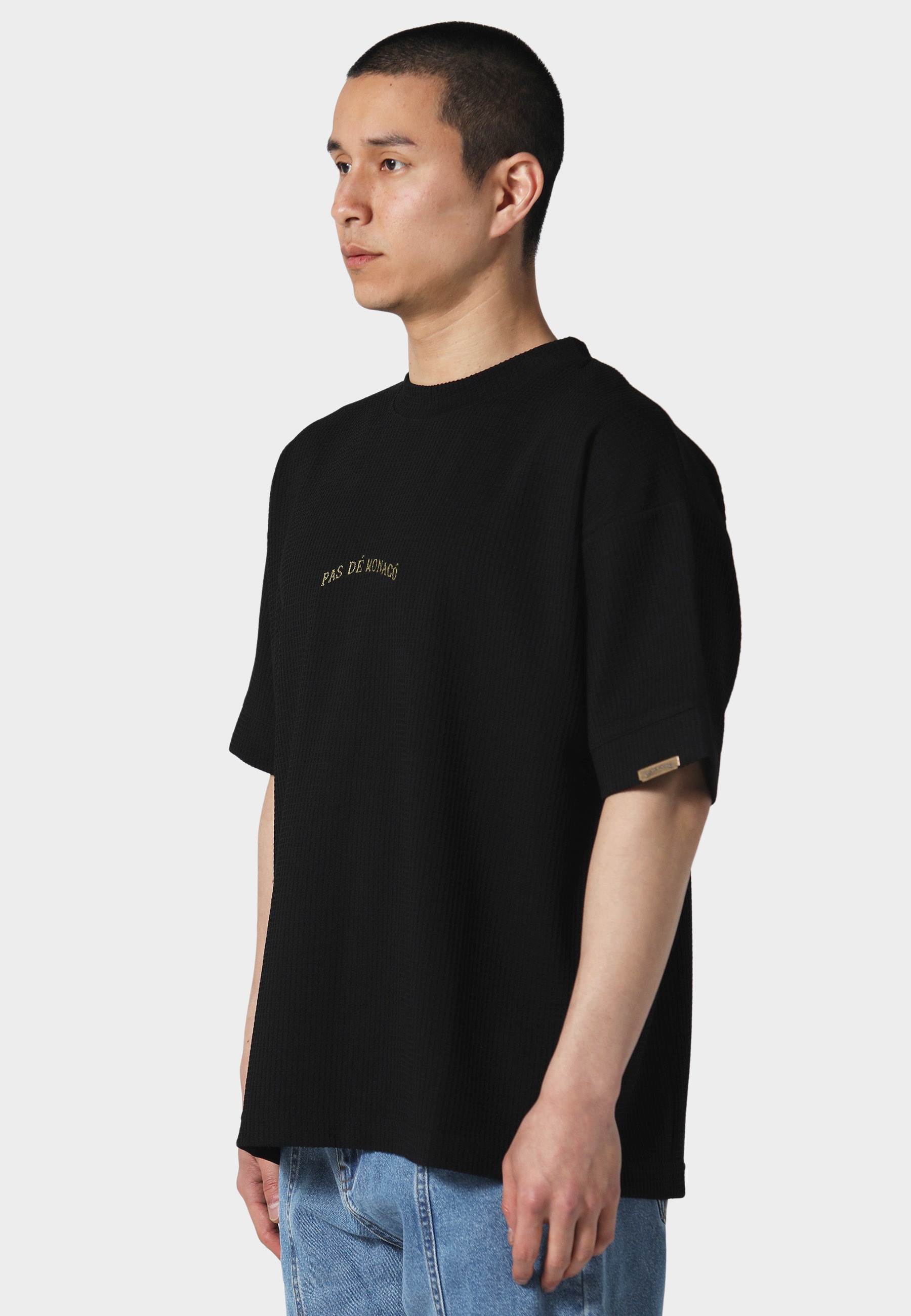 Pas De Monaco T-Shirt »Pas De Monaco WAFFLE T-SHIRT« 1 Stk.