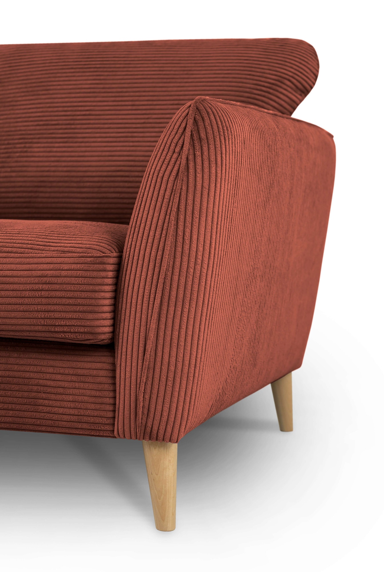 Home affaire Ecksofa »MARSEILLE (242/152cm),L-Form, Rec. rechts/links«, Massivholzbeine aus Eiche, in verschieden Bezügen und Farbvarianten