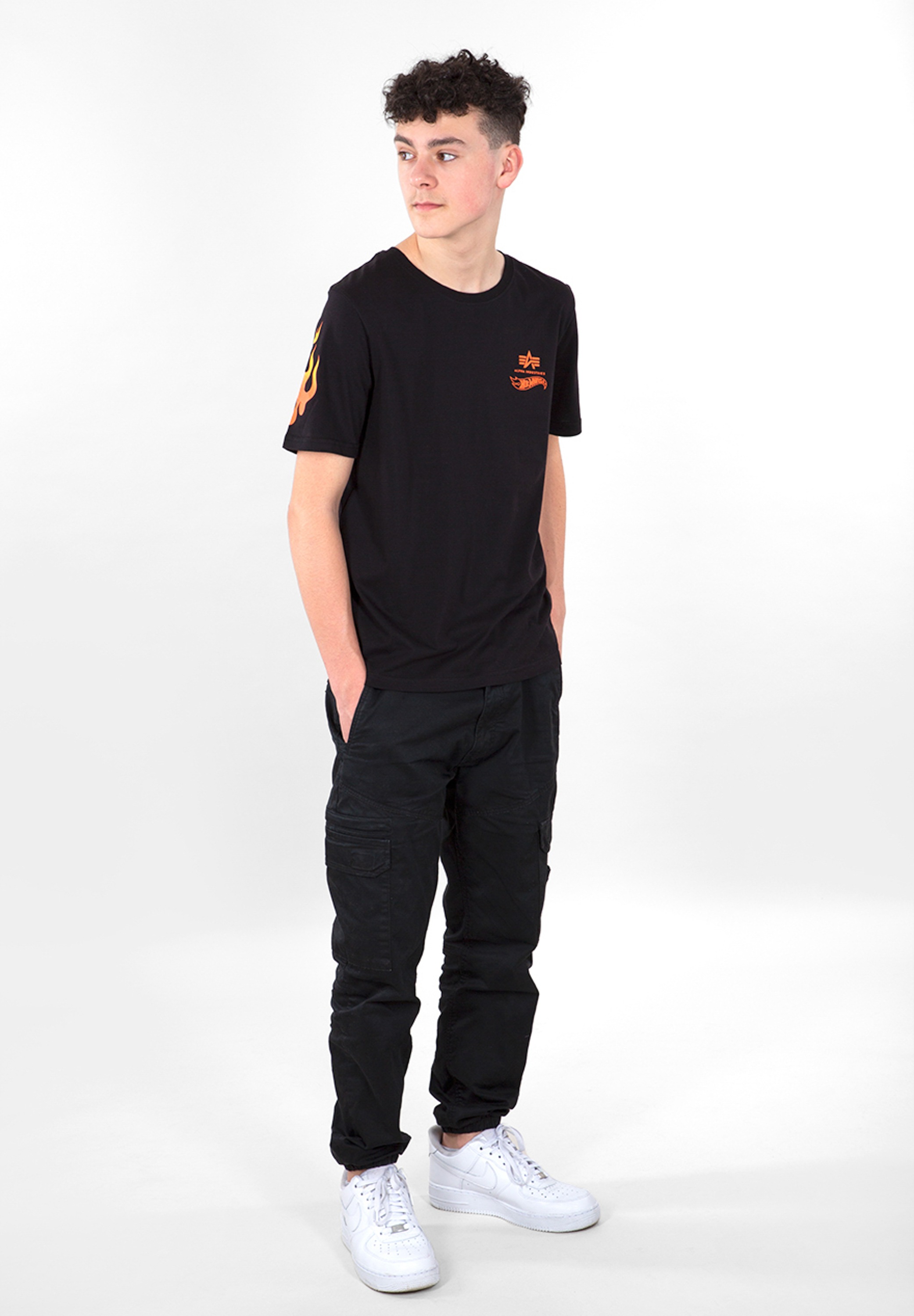 Alpha Industries T-Shirt »Alpha Industries Kids - T-Shirts Flame T-Shirt Kids/Teens«