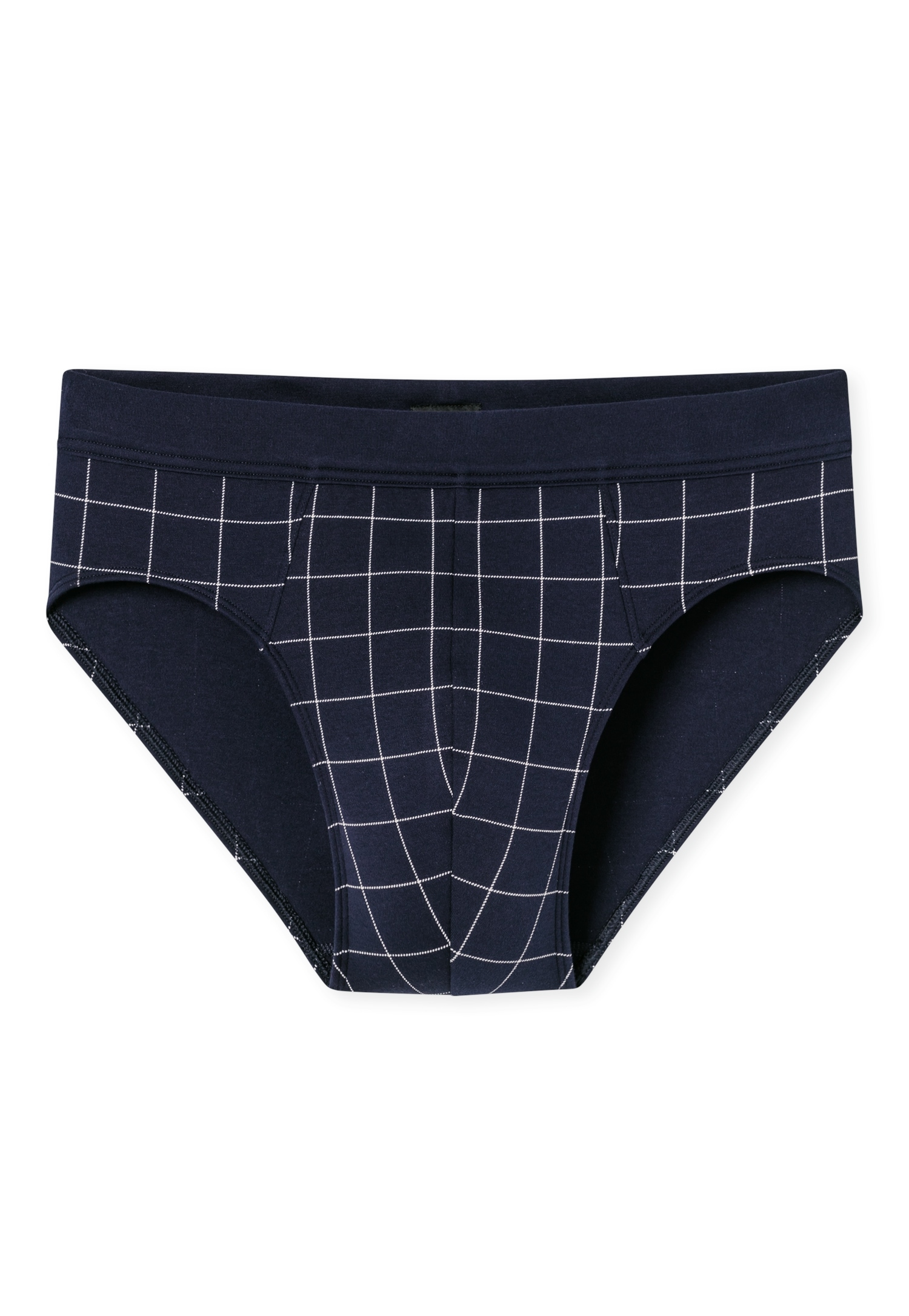 Schiesser Minislip »Fine Interlock« kariert, ohne Eingriff, softer Bund