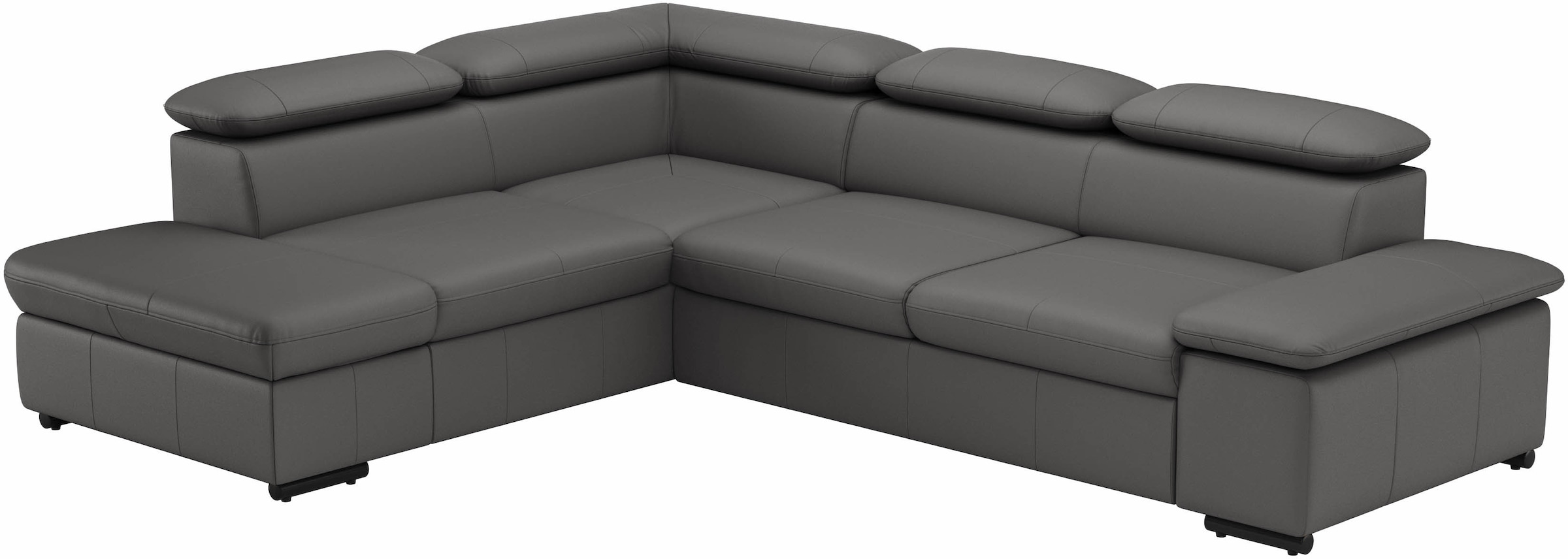 sit&more Ecksofa »Alcudia L-Form«, mit Armteilverstellung, optional Kopfteilverstellung und Bettfunktion