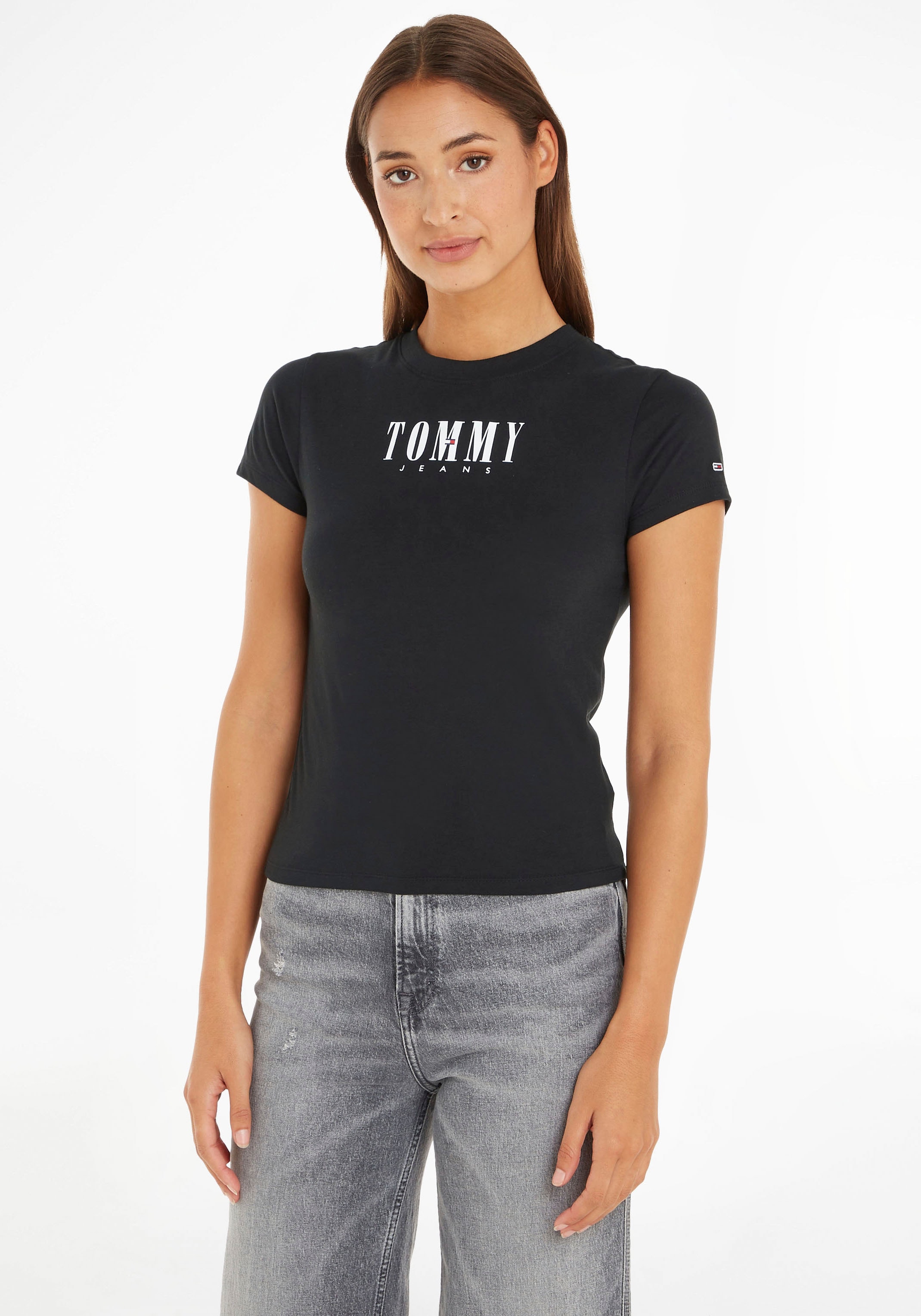 Jeans Kurzarmshirt BABY Tommy »TJW online 2 ESSENTIAL Jeans Logo-Schriftzug mit Tommy LOGO kaufen SS«,