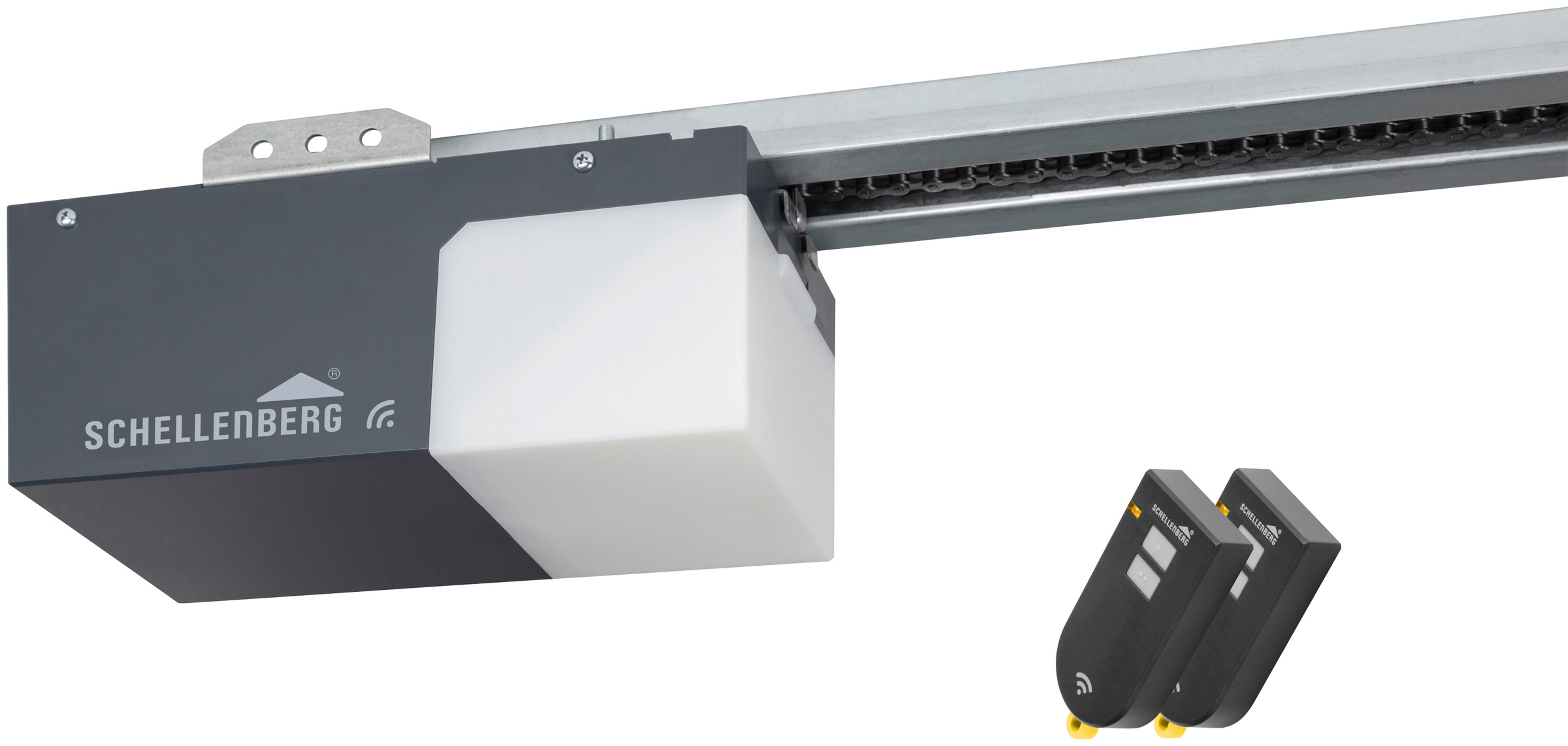 SCHELLENBERG Garagentorantrieb »Smart Drive L, smarter Funk-Antrieb für Tore bis 10 m²«, (1 tlg.), Torantriebe inkl. Zubehör