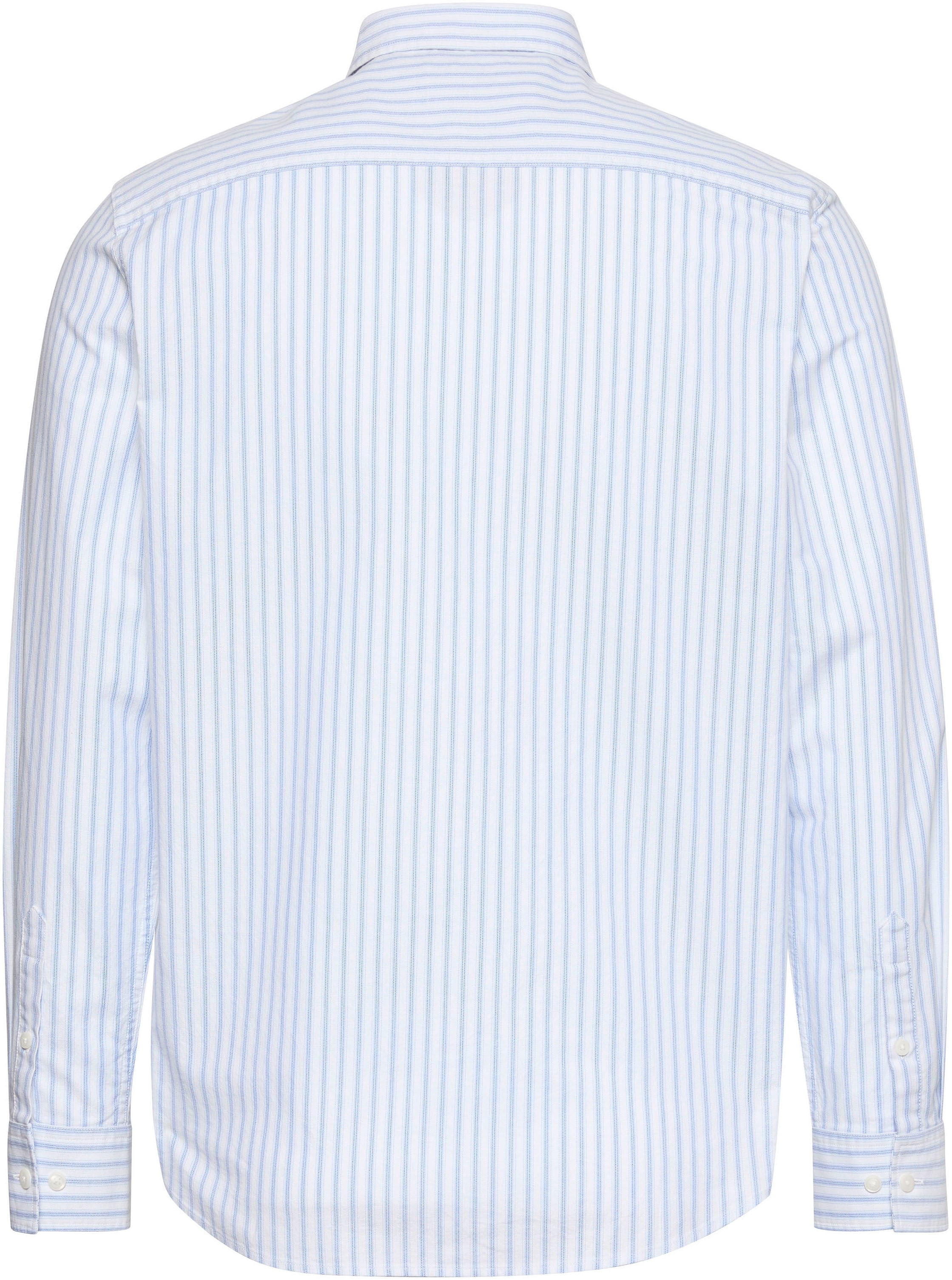 Calvin Klein Jeans Langarmhemd »STRIPE OXFORD CLASSIC SHIRT« Regular fit mit Rundhlsausschnitt