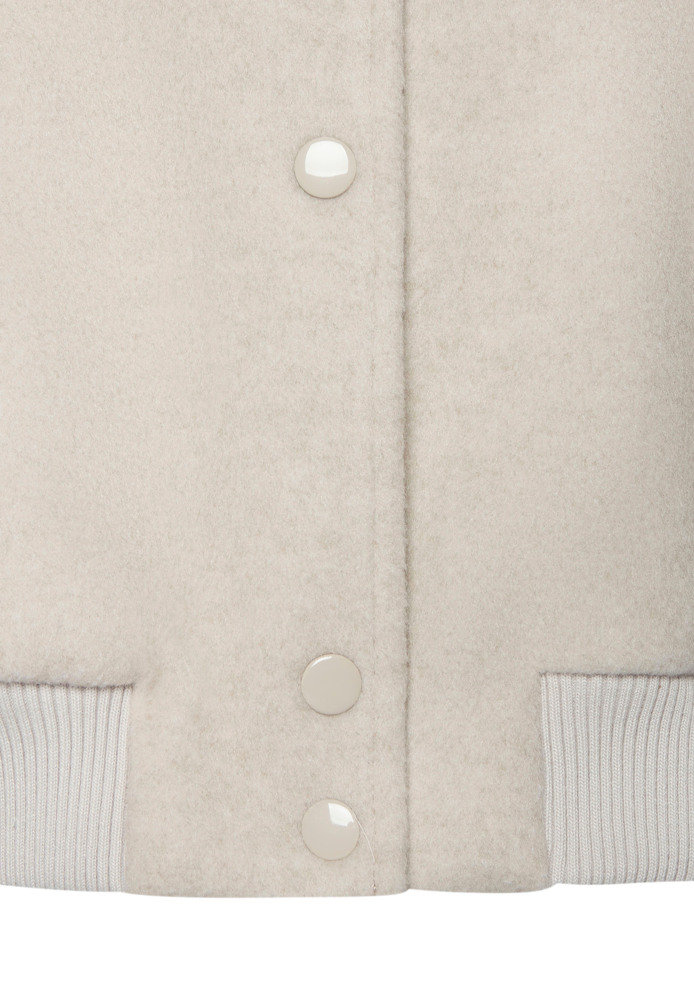 LASCANA Bomberjacke mit Rippbündchen, Pilotenjacke mit Druckknöpfen und Taschen