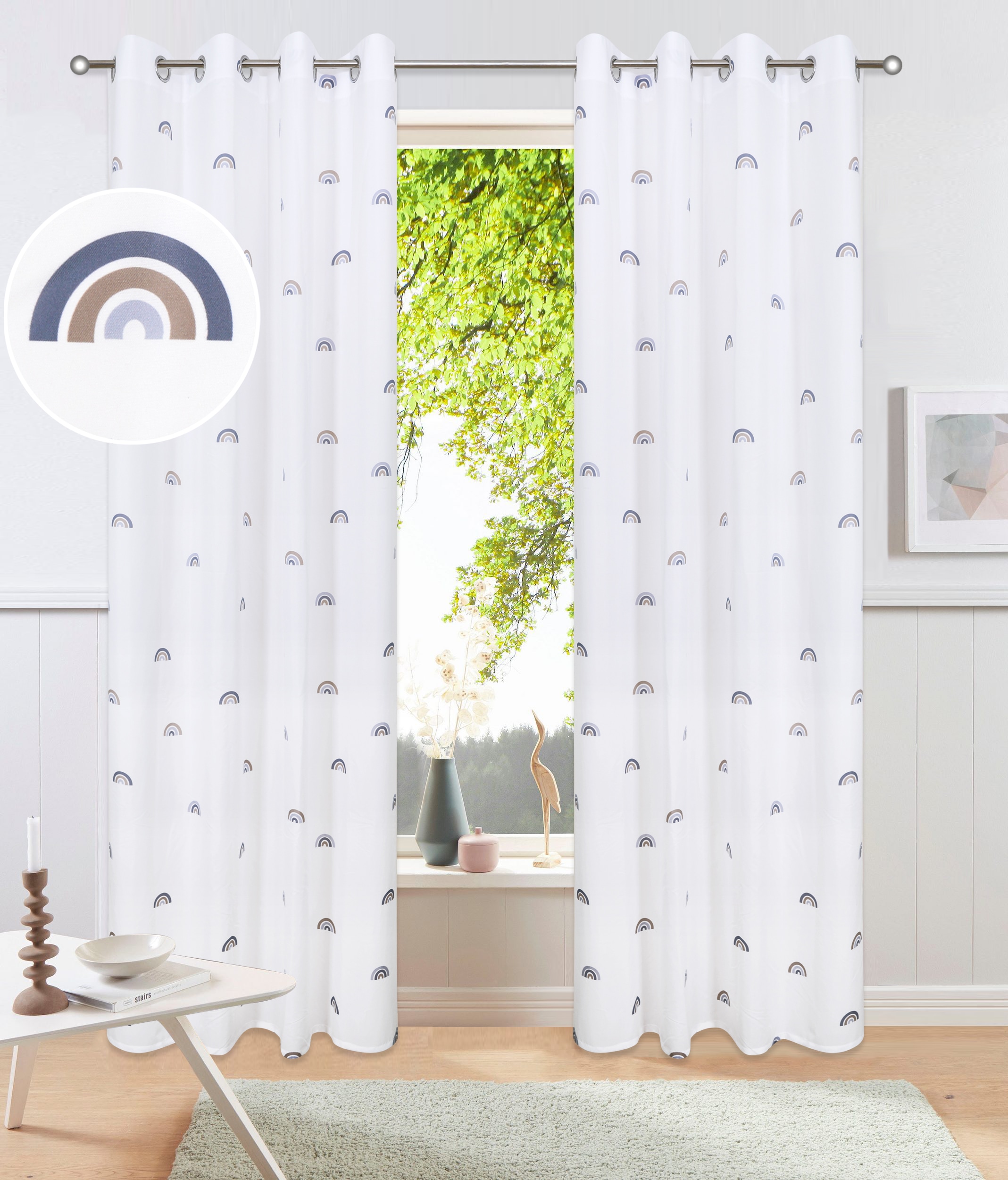 my home Gardine »Elyna« Ösen 1 Stk. tlg. günstig online kaufen