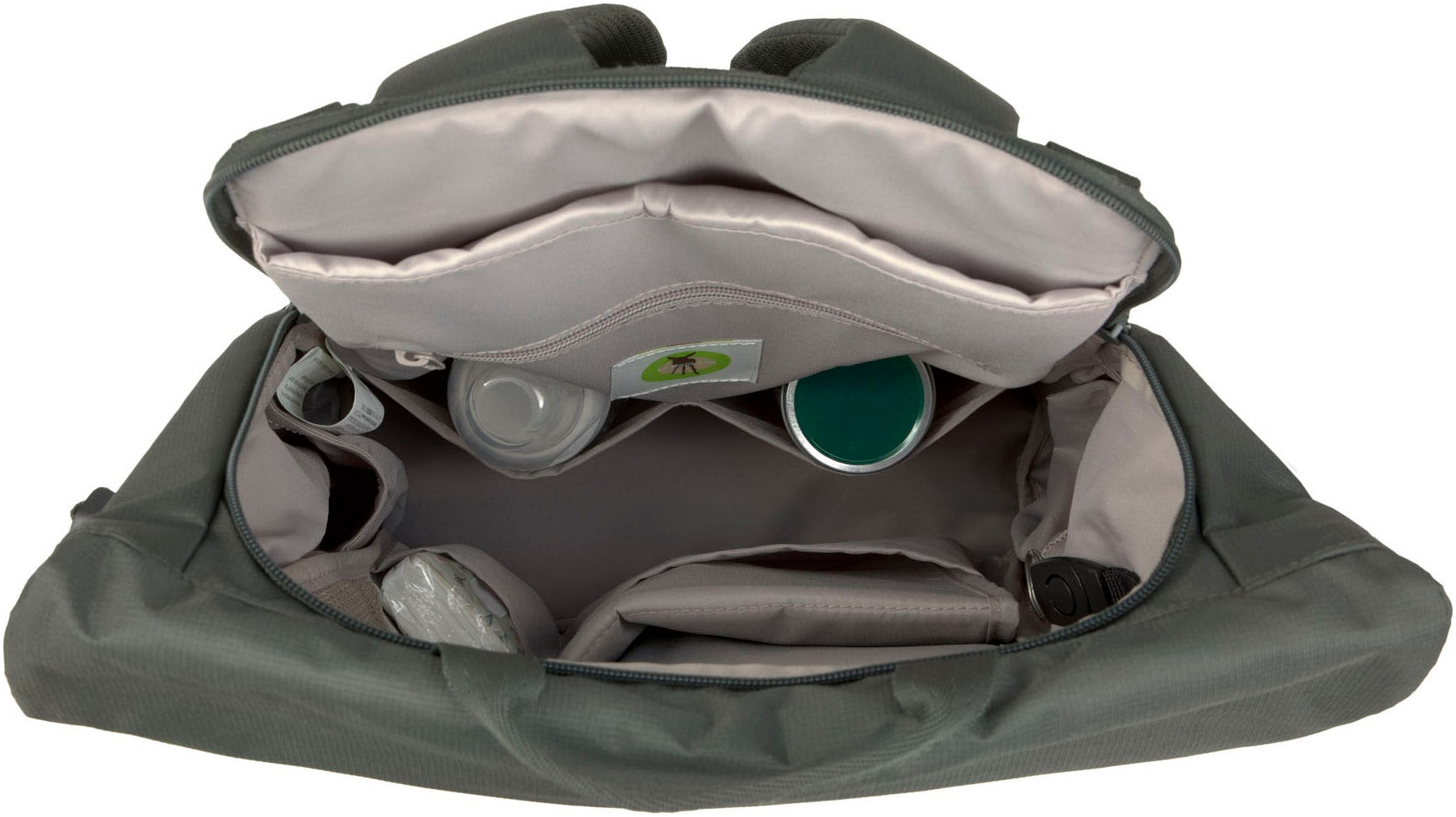LÄSSIG Wickelrucksack »Green Label, Outdoor Rolltop Backpack, dark olive«