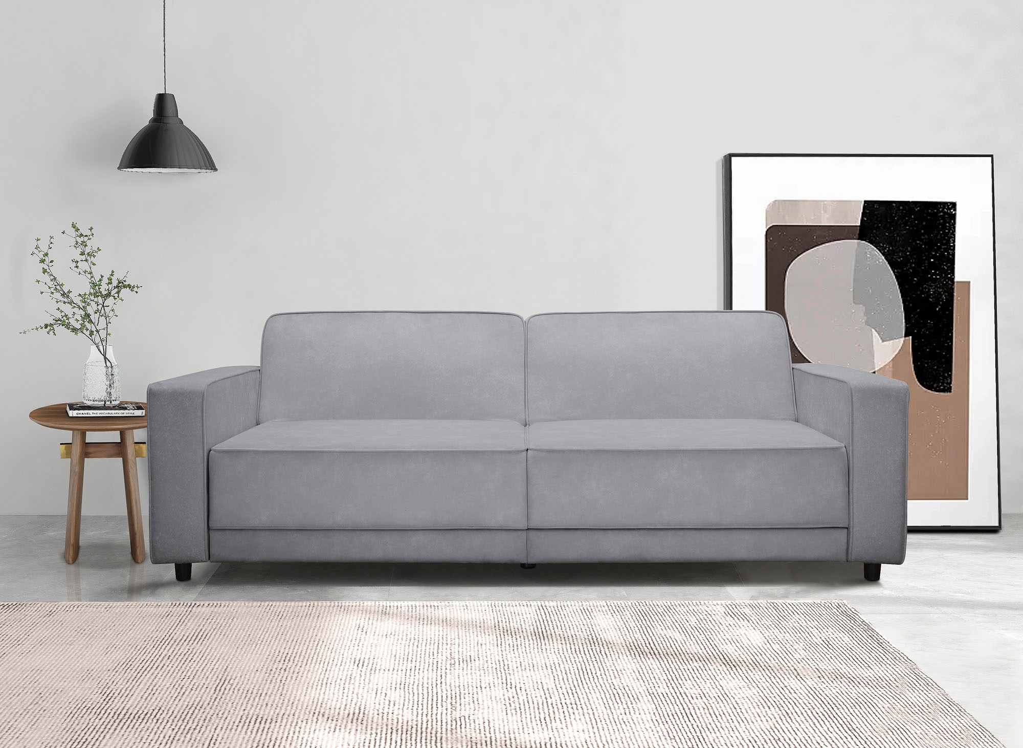 Dorel Home 3-Sitzer »ALLIE Schlafsofa 225 cm« Bett-Funktion (108/190cm), tr günstig online kaufen
