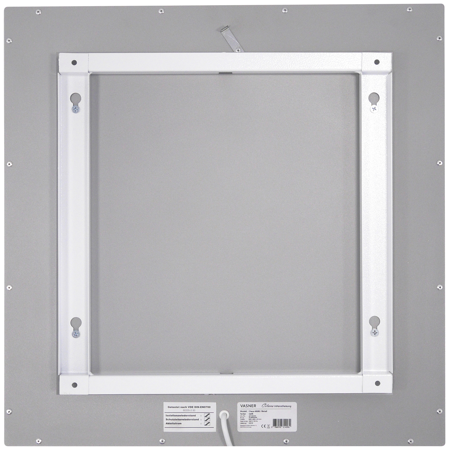 Vasner Infrarotheizung »Citara M«, für Wand / Decke, IP44 Bad geeignet, 550 Watt