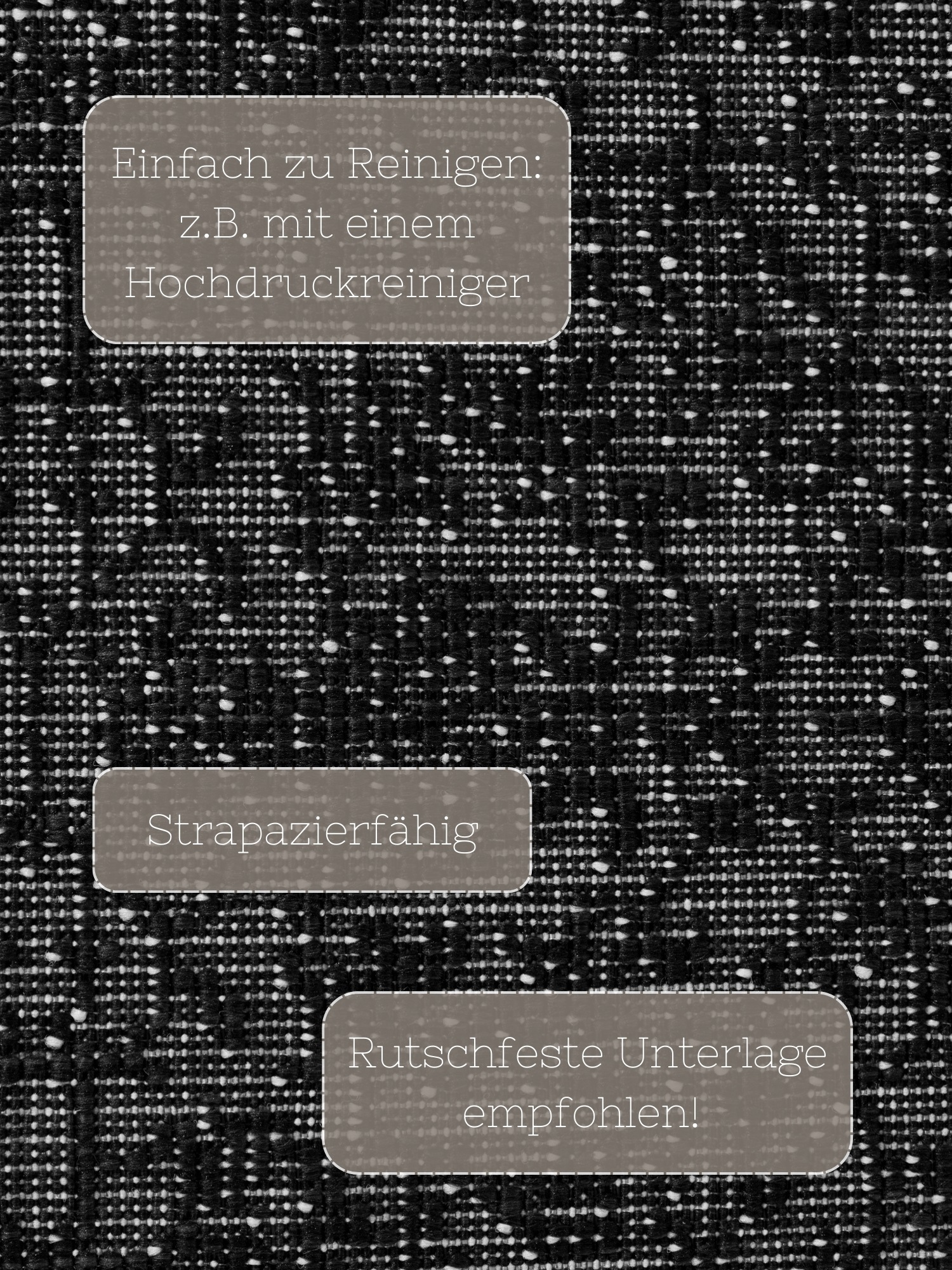 NORTHRUGS Outdoorteppich »Kona Wendeteppich«, rechteckig, 5 mm Höhe, In und Outdoor, Flachgewebe, wetterfest, pflegeleicht, robust