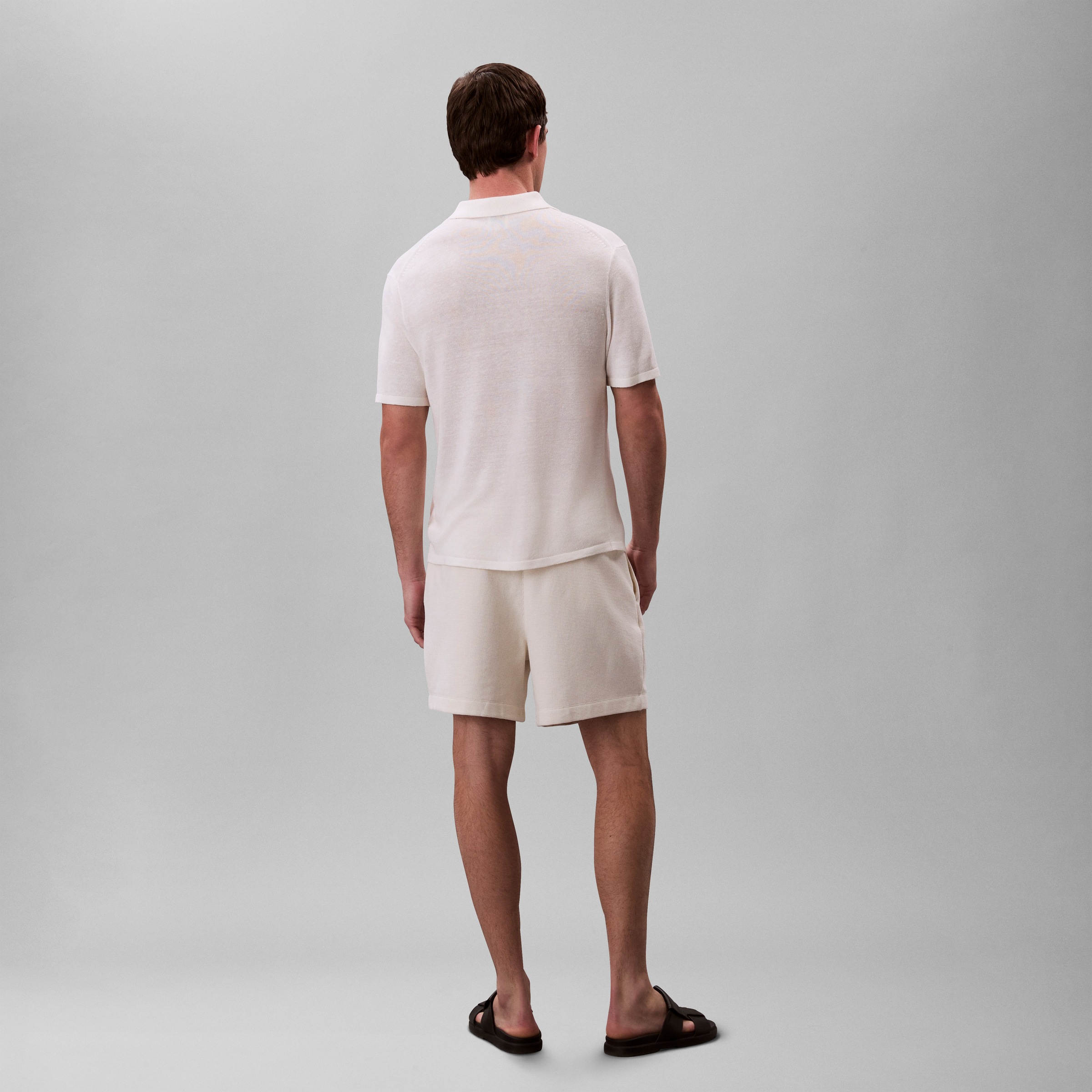 Calvin Klein Jeans Sweatshorts »HD COTTON WAFFLE SHORT«, Mit elastischem Bund