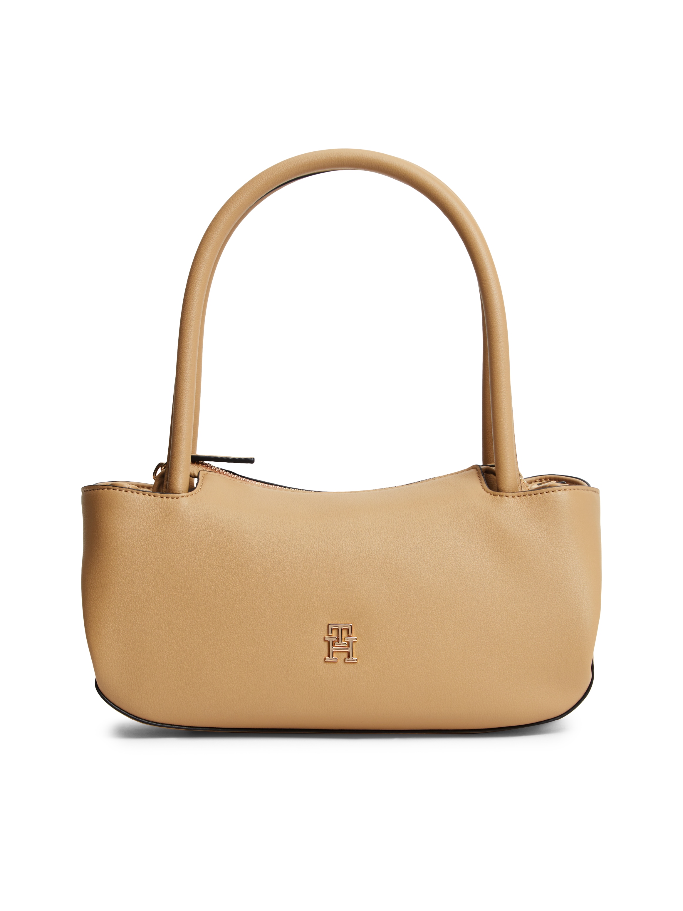 Tommy Hilfiger Henkeltasche »TH LOGOTAPE SHOULDER BAG« Damen Handtasche mit doppeltem Tragegriff