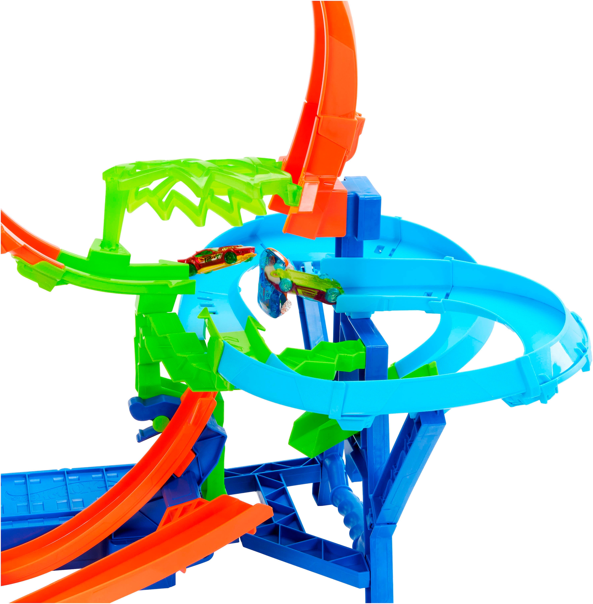 Hot Wheels Autorennbahn »Unendliche Crash-Action«, mit batteriebetriebenen Beschleuniger