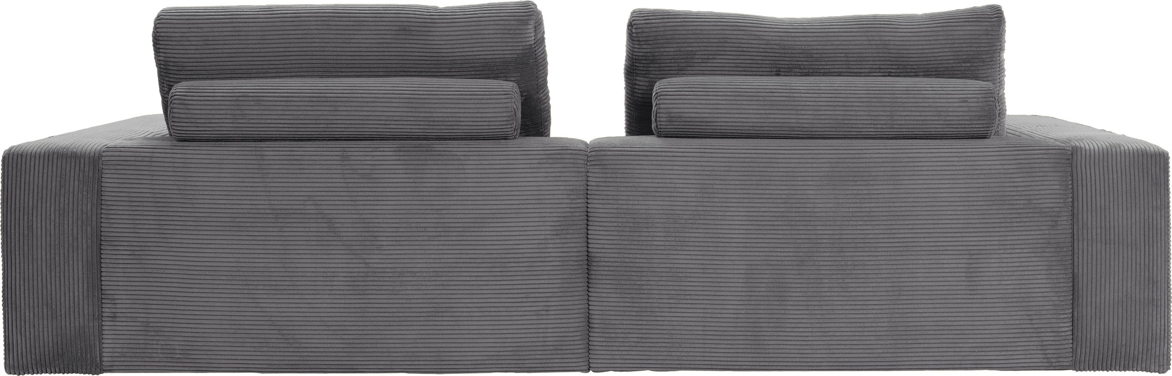 alina Big-Sofa »Sandy«, mit losen Sitz und Rückenkissen, in modernem Cordstoff