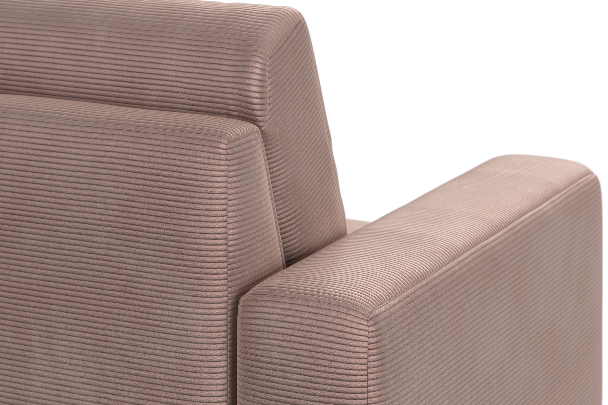 Home affaire Ecksofa »Summer L-Form«, mit Ottomane, mit oder ohne Bettfunktion und Bettkasten, Cord-Bezug