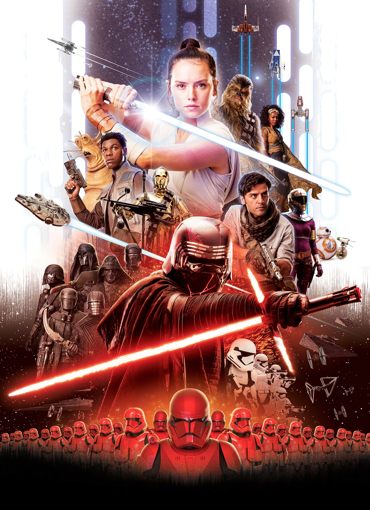 Komar Fototapete »STAR WARS EP9 Movie Poster Rey«, 184x254 cm (Breite x Höhe),  inklusive Kleister auf Raten kaufen