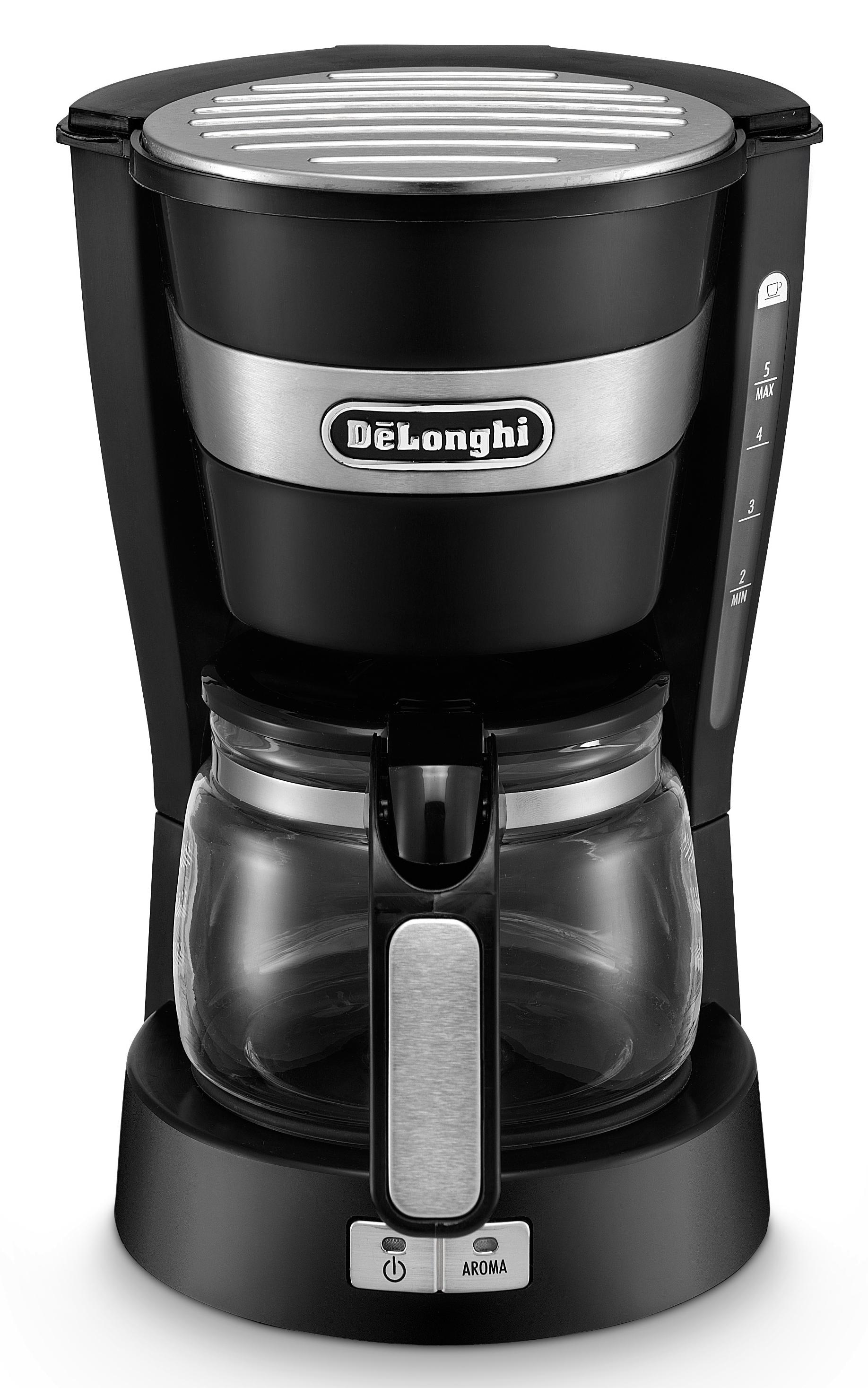 De'Longhi Filterkaffeemaschine »ACTIVE LINE ICM14011.BK«, 0,65 l Kaffeekanne, Permanentfilter