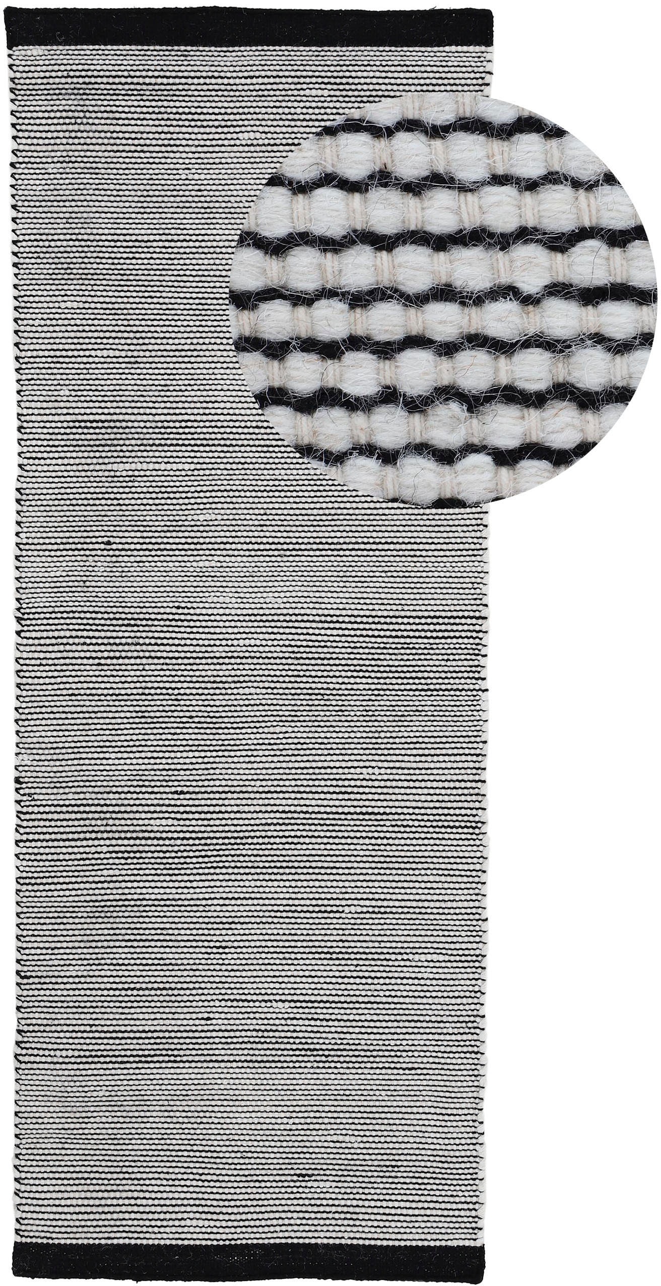 carpetfine Wollteppich »Mona, auch als Läufer«, rechteckig, 5 mm Höhe, 80% günstig online kaufen