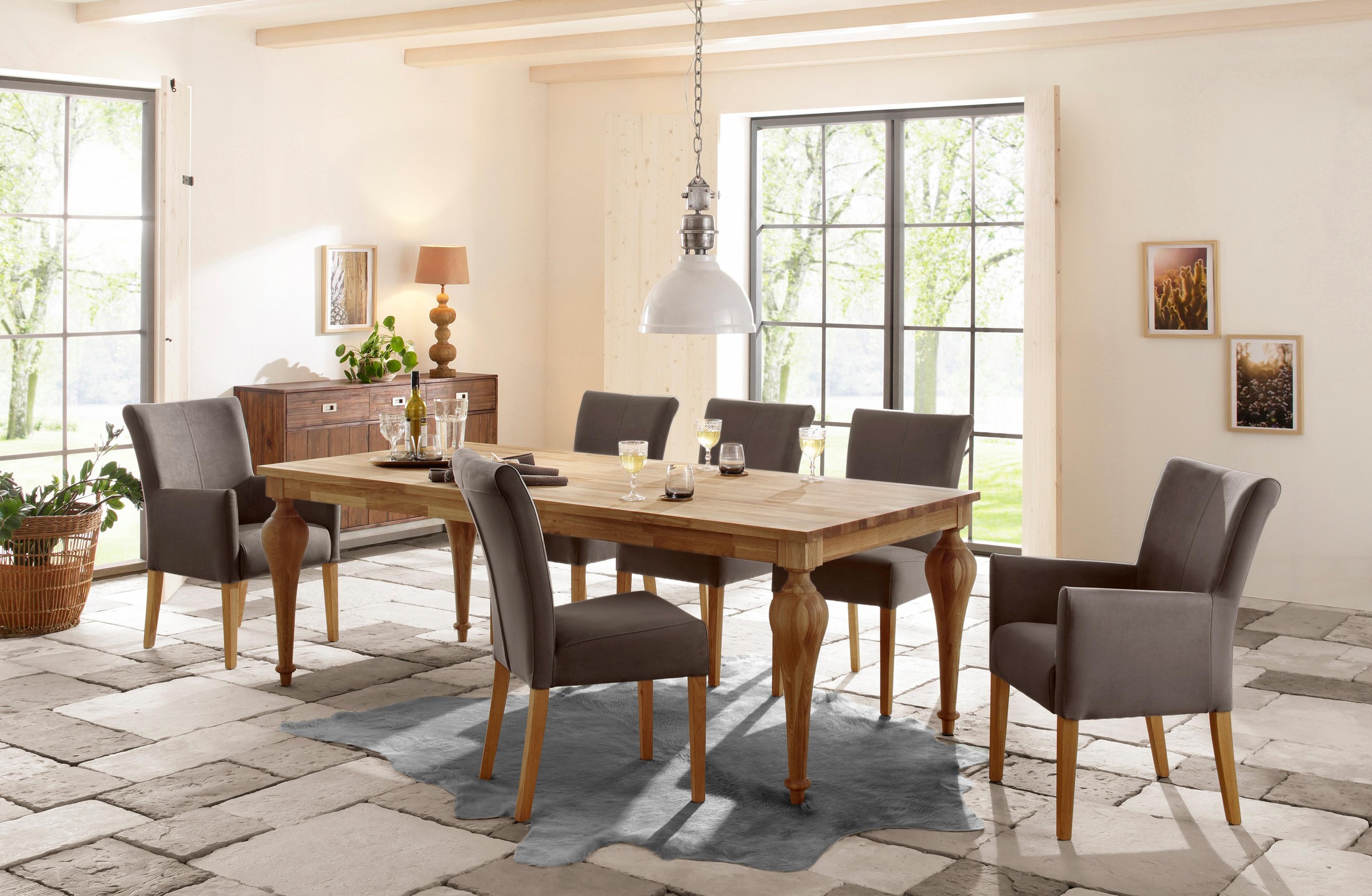 Home affaire Esszimmerstuhl »Queen Polsterstuhl BESTSELLER«, (Set), 2 St., günstig online kaufen