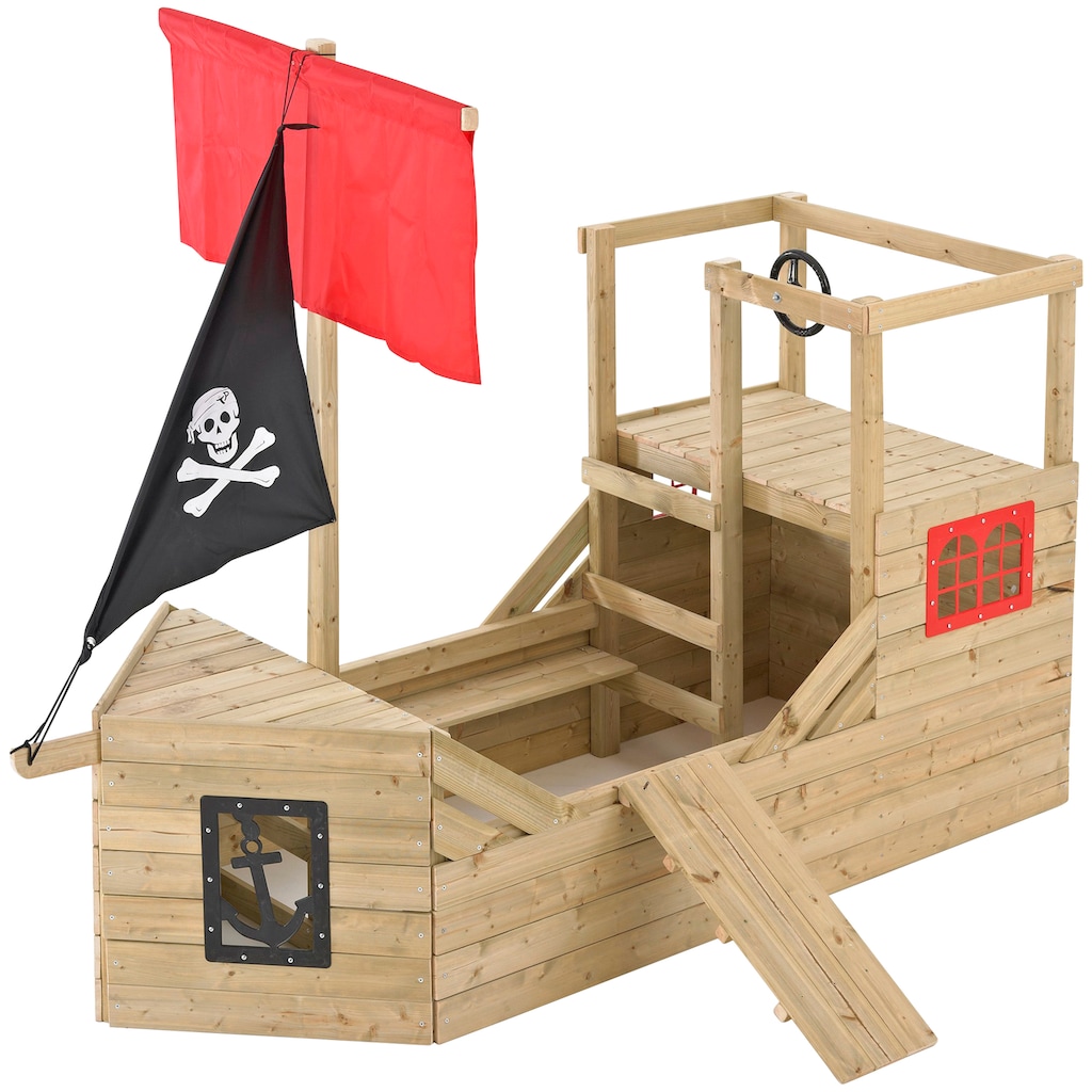 TP Toys Spielhaus »Piratenschiff«, BxTxH: 171x272x206 cm