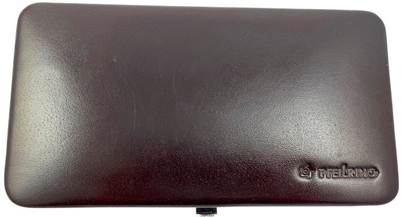 PFEILRING Maniküre-Etui, (7 tlg.), Rindleder