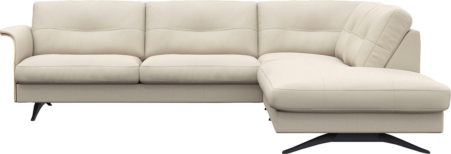 FLEXLUX Ecksofa »Glow bequem und komfortabel durch hochwertigen Sitzaufbau, günstig online kaufen