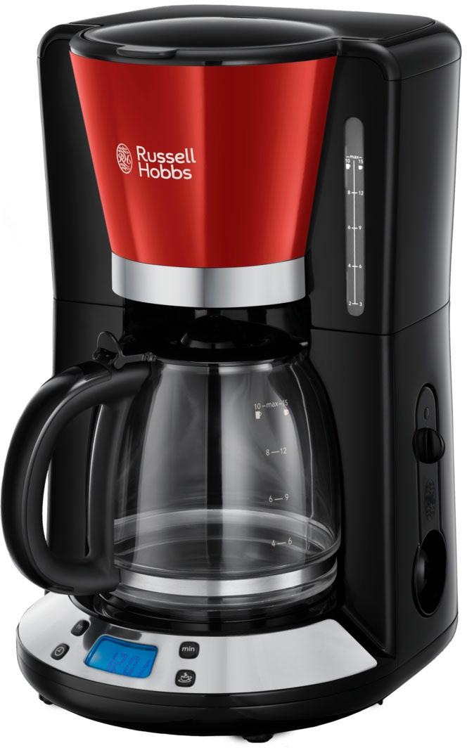 RUSSELL HOBBS Filterkaffeemaschine »Colours Plus+ kaufen 1x4 24031-56«, Raten Flame Papierfilter, Red auf