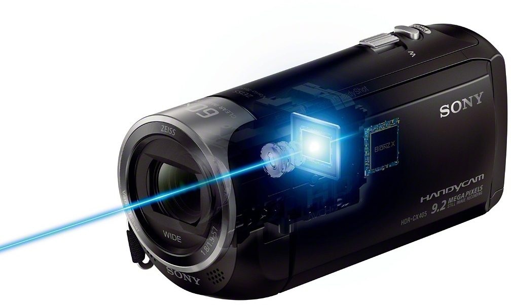 Sony Camcorder »HDR-CX405«, Full HD, 30 fachx opt. Zoom, Leistungsfähiger  BIONZ X Bildprozessor auf Raten kaufen