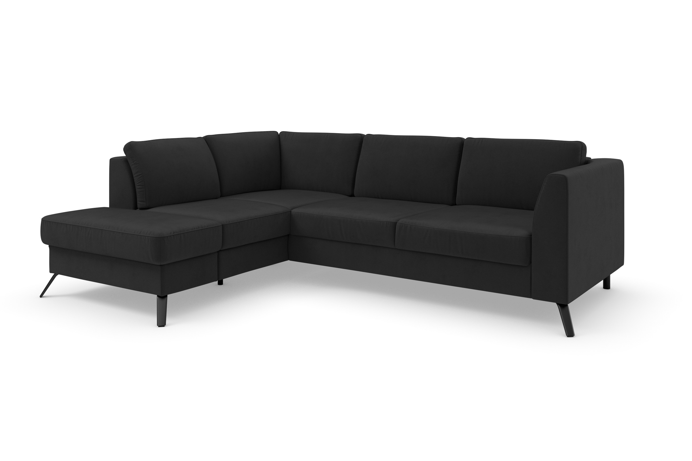 sit&more Ecksofa »Olsen L-Form«, inklusive Sitztiefenverstellung, wahlweise mit Bettfunktion, 15cm hoch