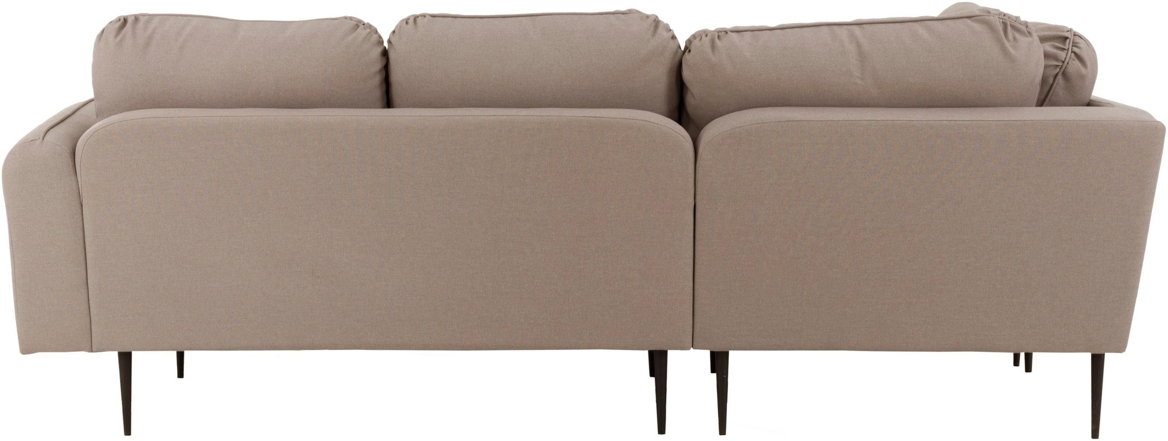 Leonique Ecksofa »Skidi L-Form«, mit losen Rückenkissen und Keder oben auf der Armlehne