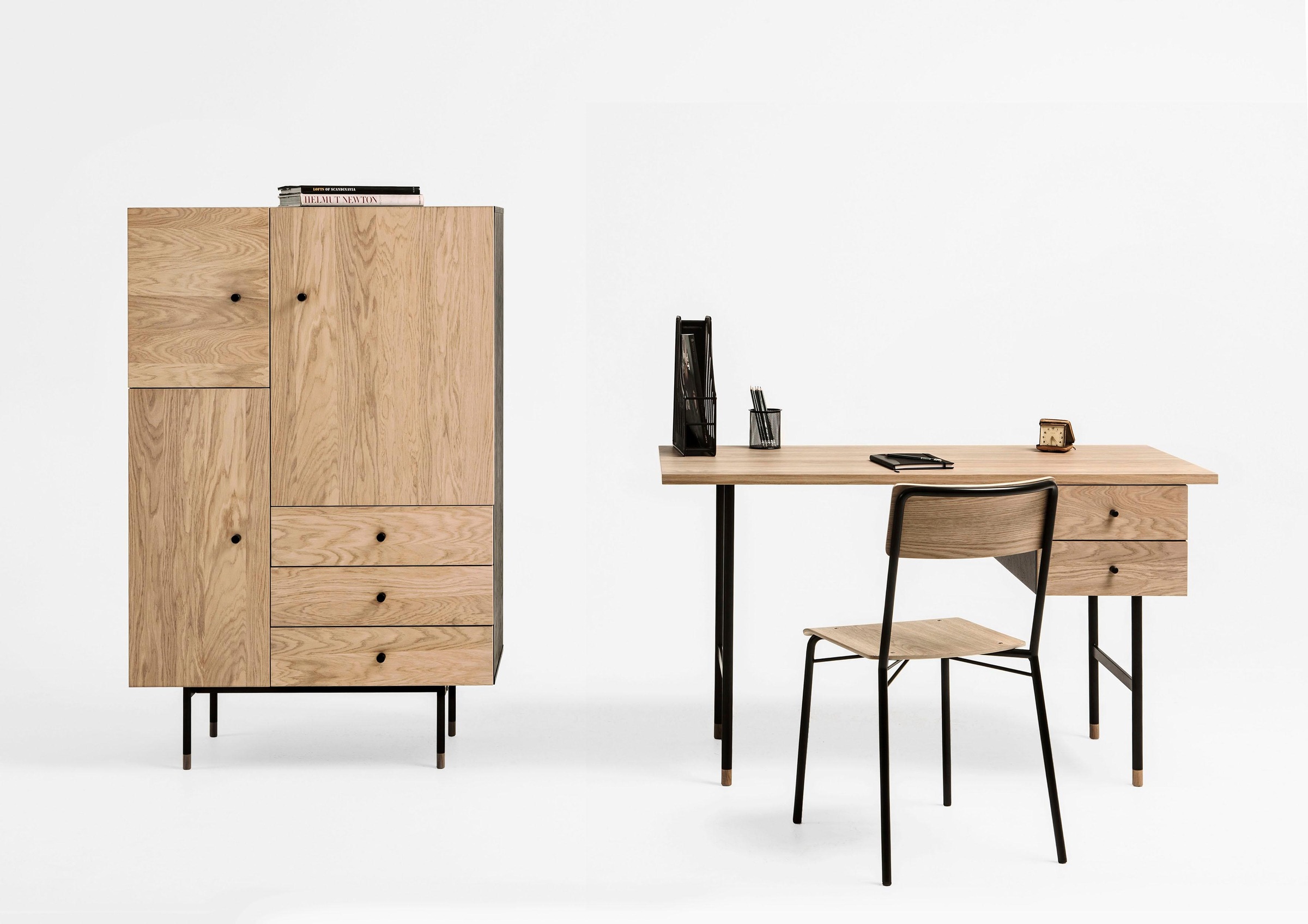 Woodman Schreibtisch »Jugend«, Schubladen mit Soft-Close-Funktion, Beine au günstig online kaufen