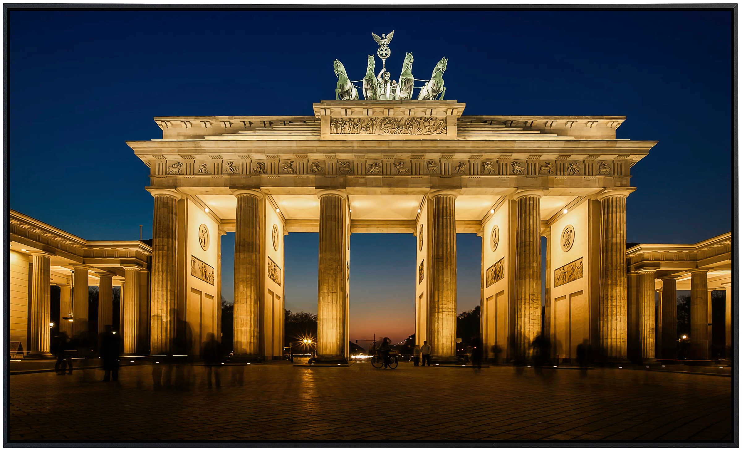 Papermoon Infrarotheizung »Brandenburger Tor«, sehr angenehme Strahlungswär günstig online kaufen