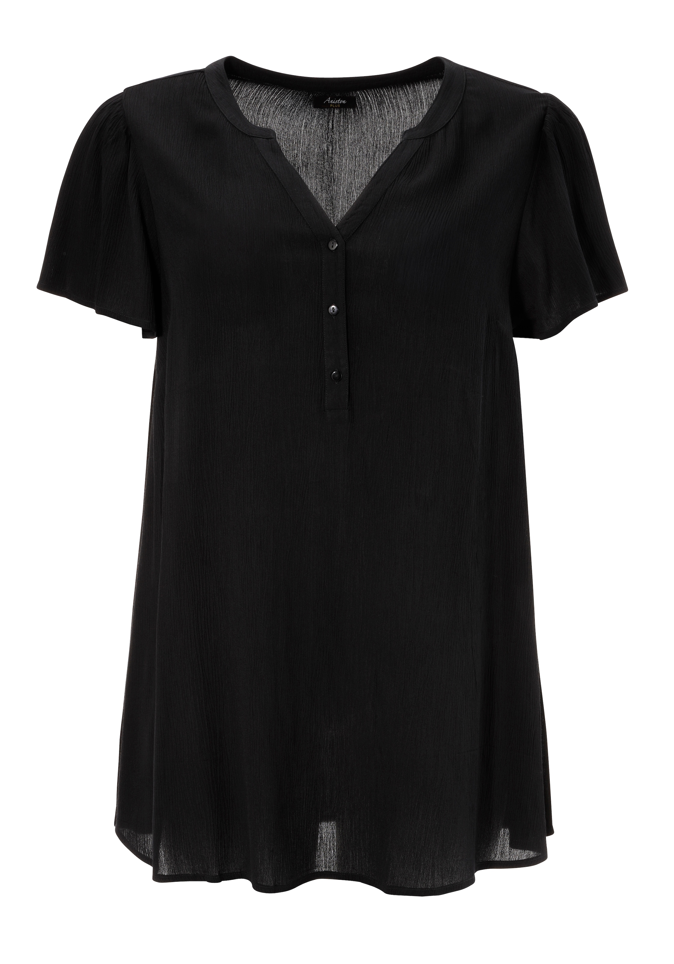 Aniston PLUS Longbluse, in trendiger Crepe-Qualität