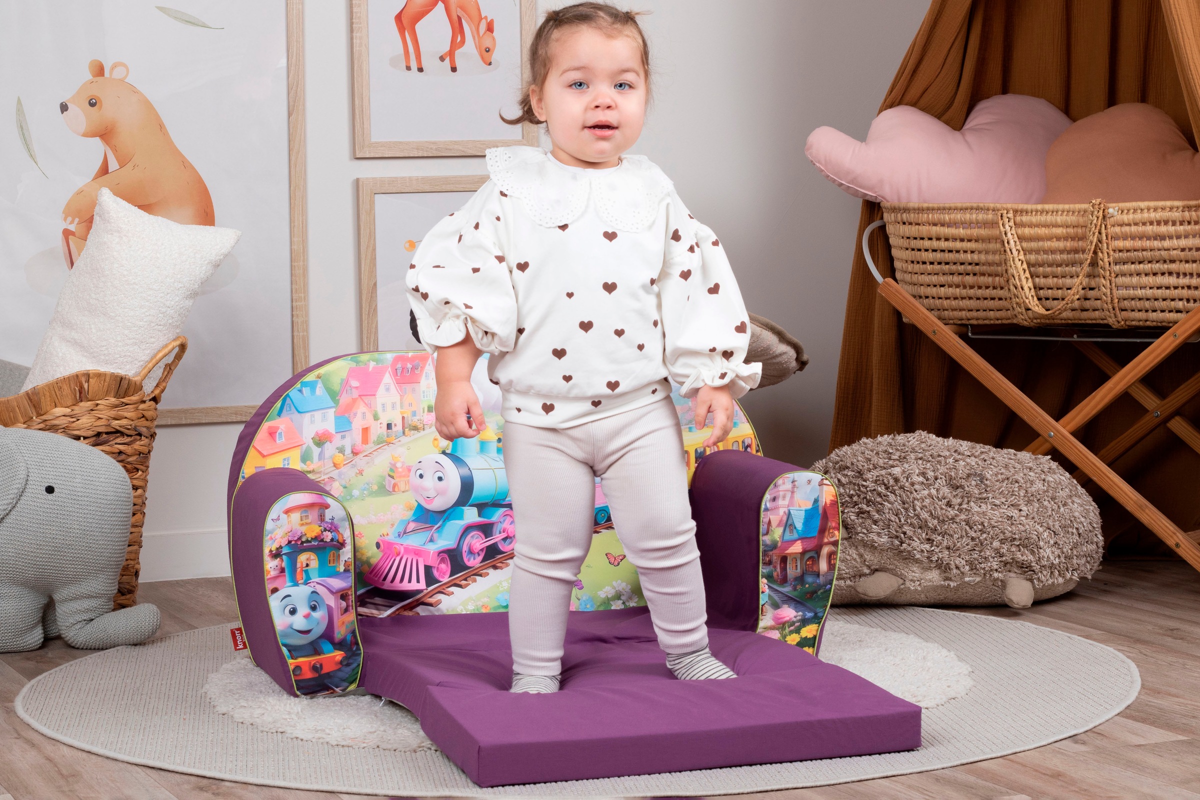 Knorrtoys® Sofa »Happy train«, für Kinder; Made in Europe