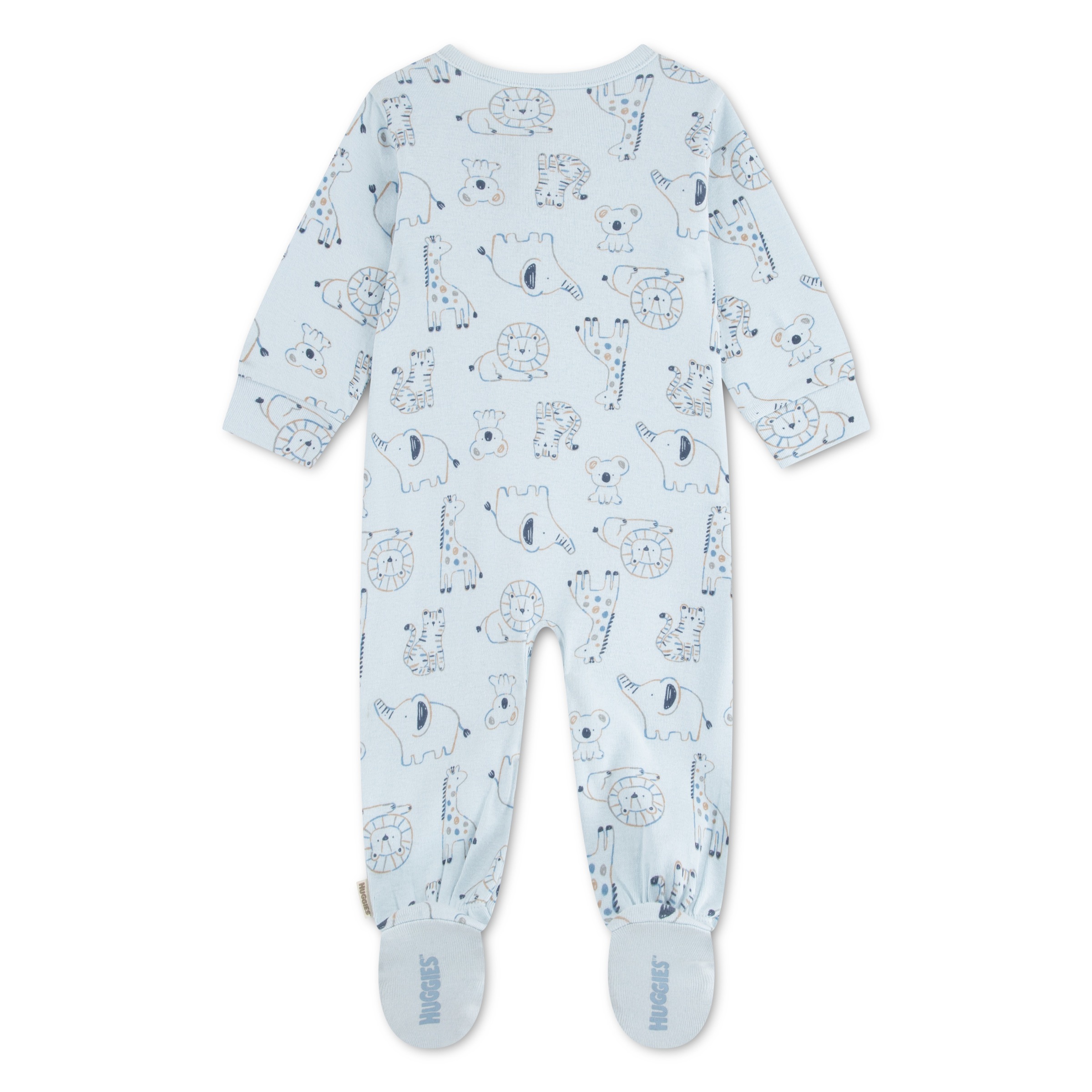 HUGGIES babywear Overall »HUGB FOOTED COVERALL« Strampler mit langen Armen und Füßen /  Allover-Print / für Boys