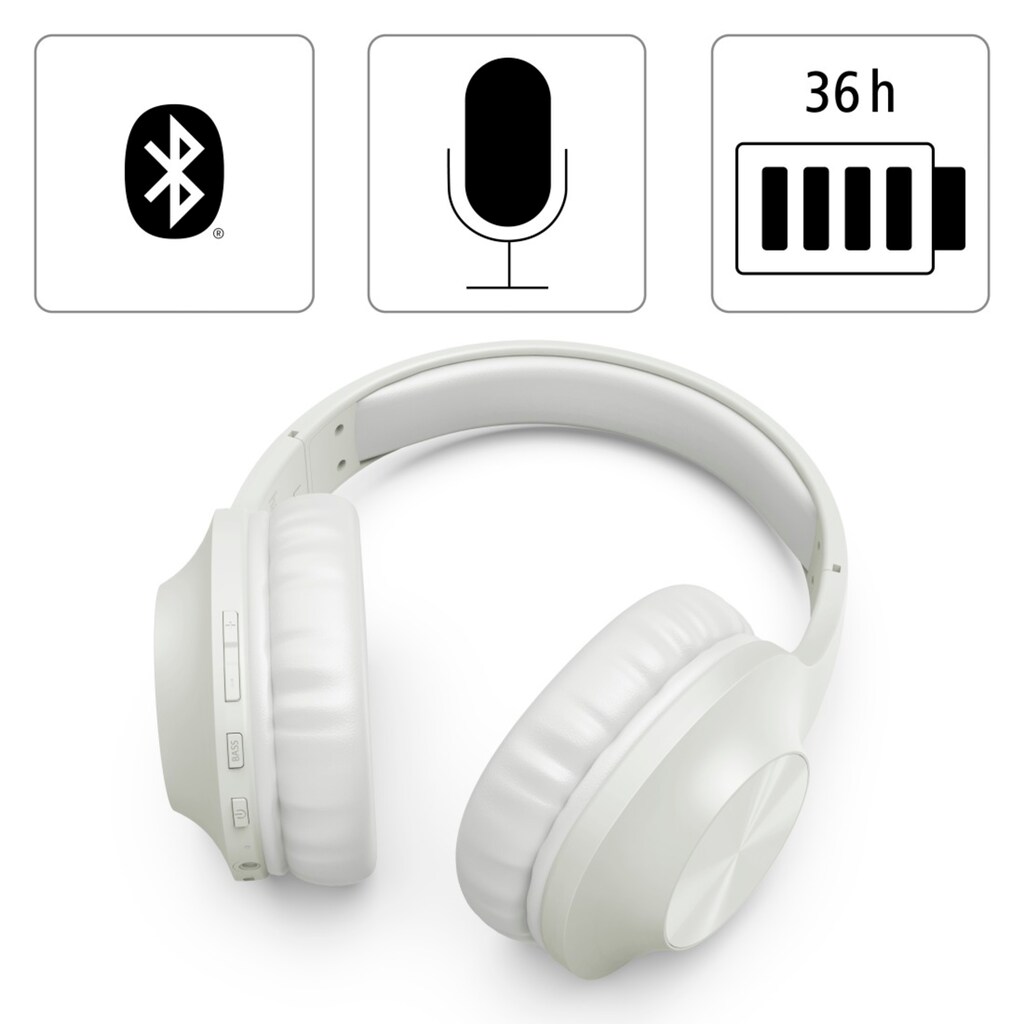 Hama Bluetooth®-Kopfhörer "Calypso", Over-Ear, Mikrofon