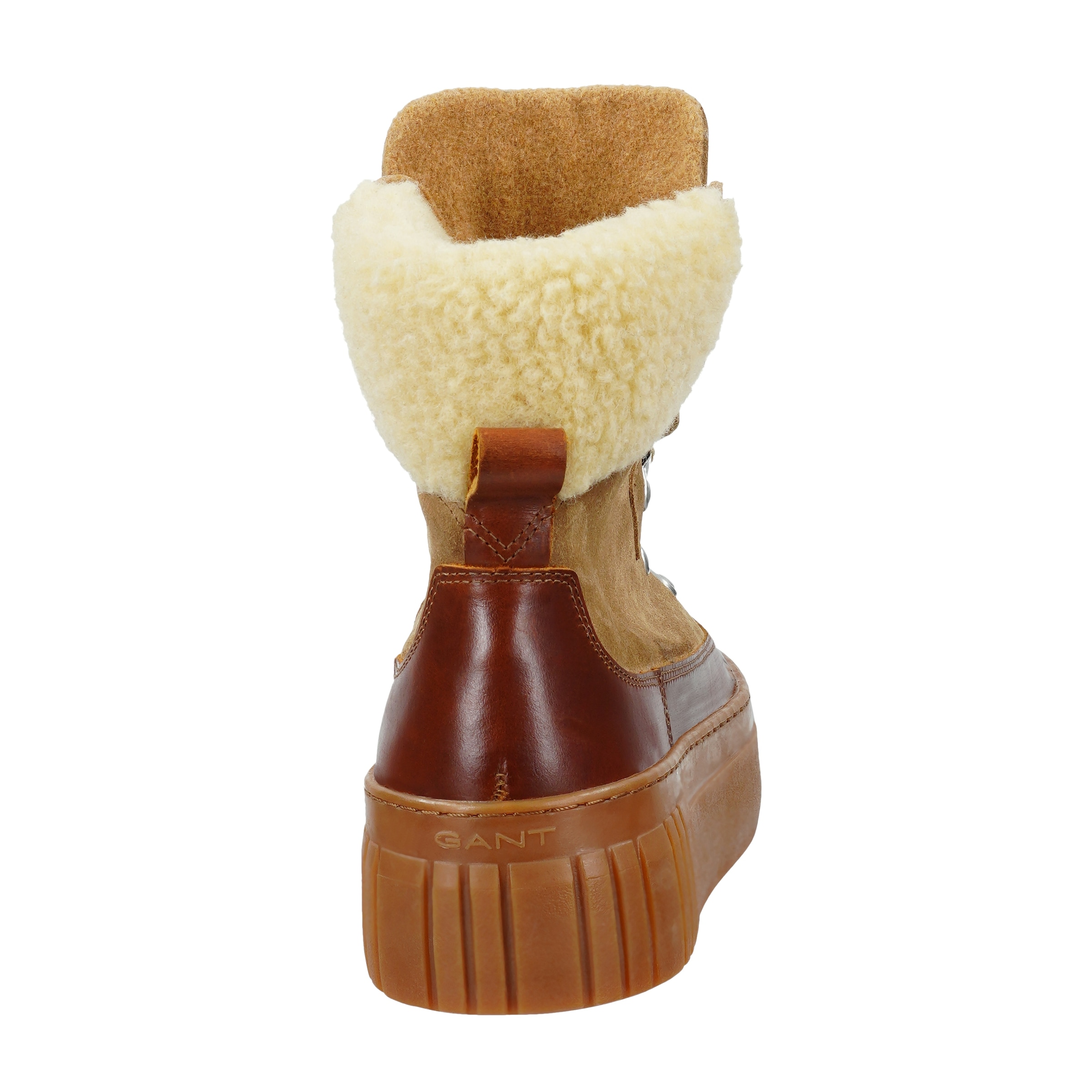 Gant Winterboots »Snowmont«  Snowboots, Winterstiefel mit Plateausohle und Kunstfellkragen