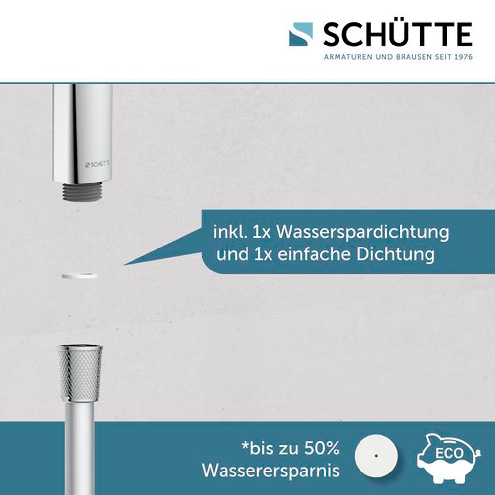 Schütte Stangenbrause-Set »RAVENNA« 1 Stk. tlg. 3-fach verstellbar / Antikalk / wassersparend