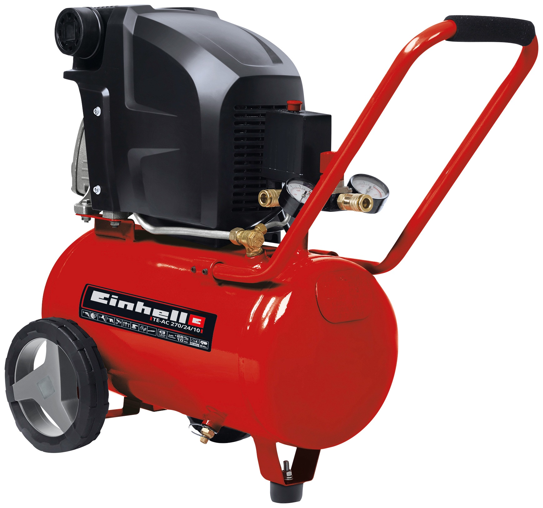 Einhell Kompressor "TE-AC 270/24/10", rot (ohne farbbezeichnung)