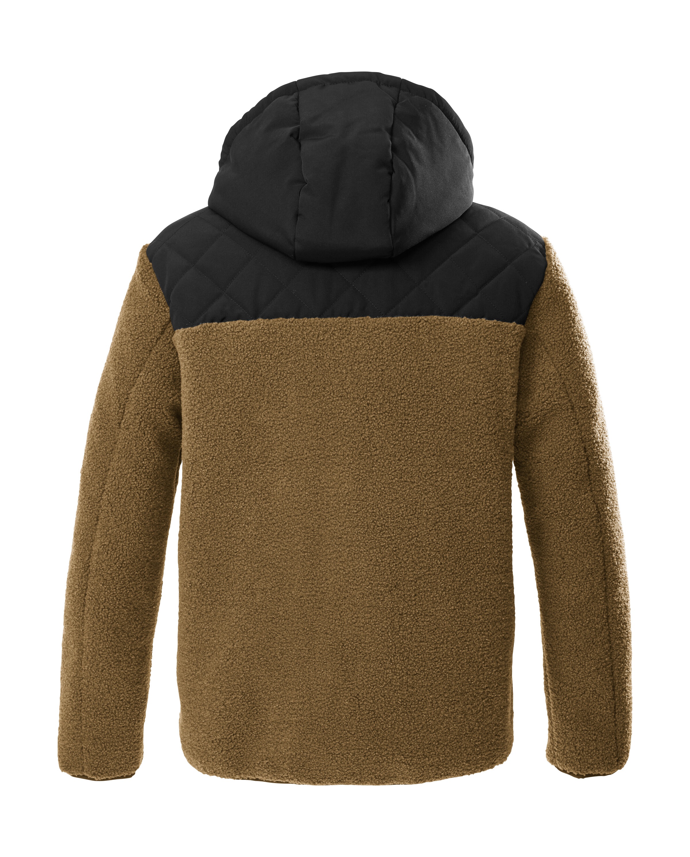 G.I.G.A. DX by killtec Funktionsjacke »GW 130 MN JCKT«, Wasserabweisende Hybridjacke mit Teddy-Optik und abnehmbarem Logo
