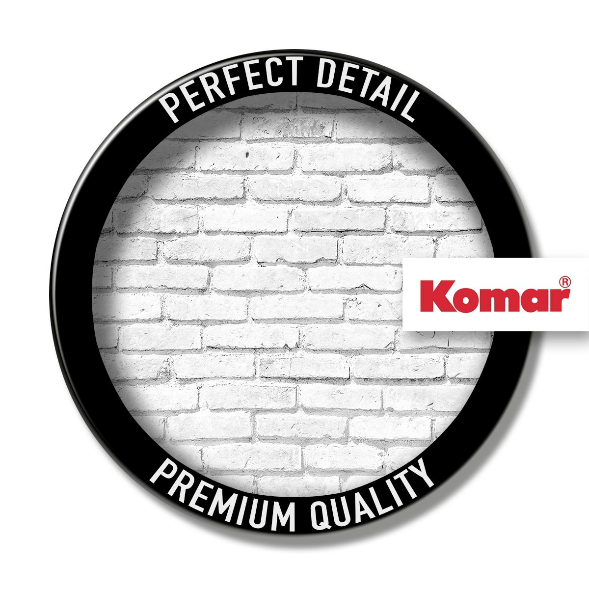 Komar Fototapete »Vlies - Brick Wall - Größe 368 x 248 cm«, bedruckt, Wohnzimmer, Schlafzimmer