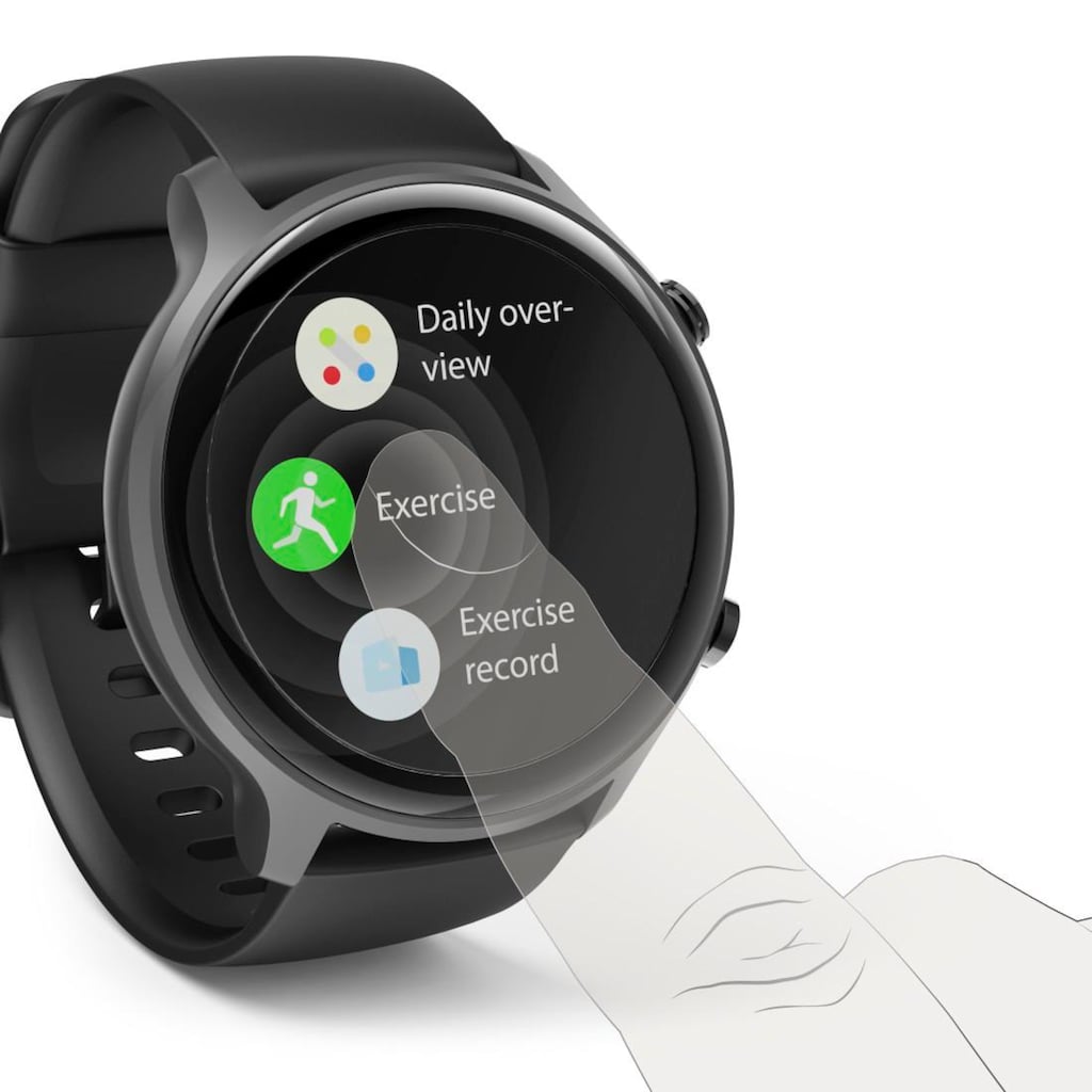 Hama Smartwatch »Smartwatch Herren GPS Pulsmessung, Blutsauerstoff, Herzfrequenz, Timer«