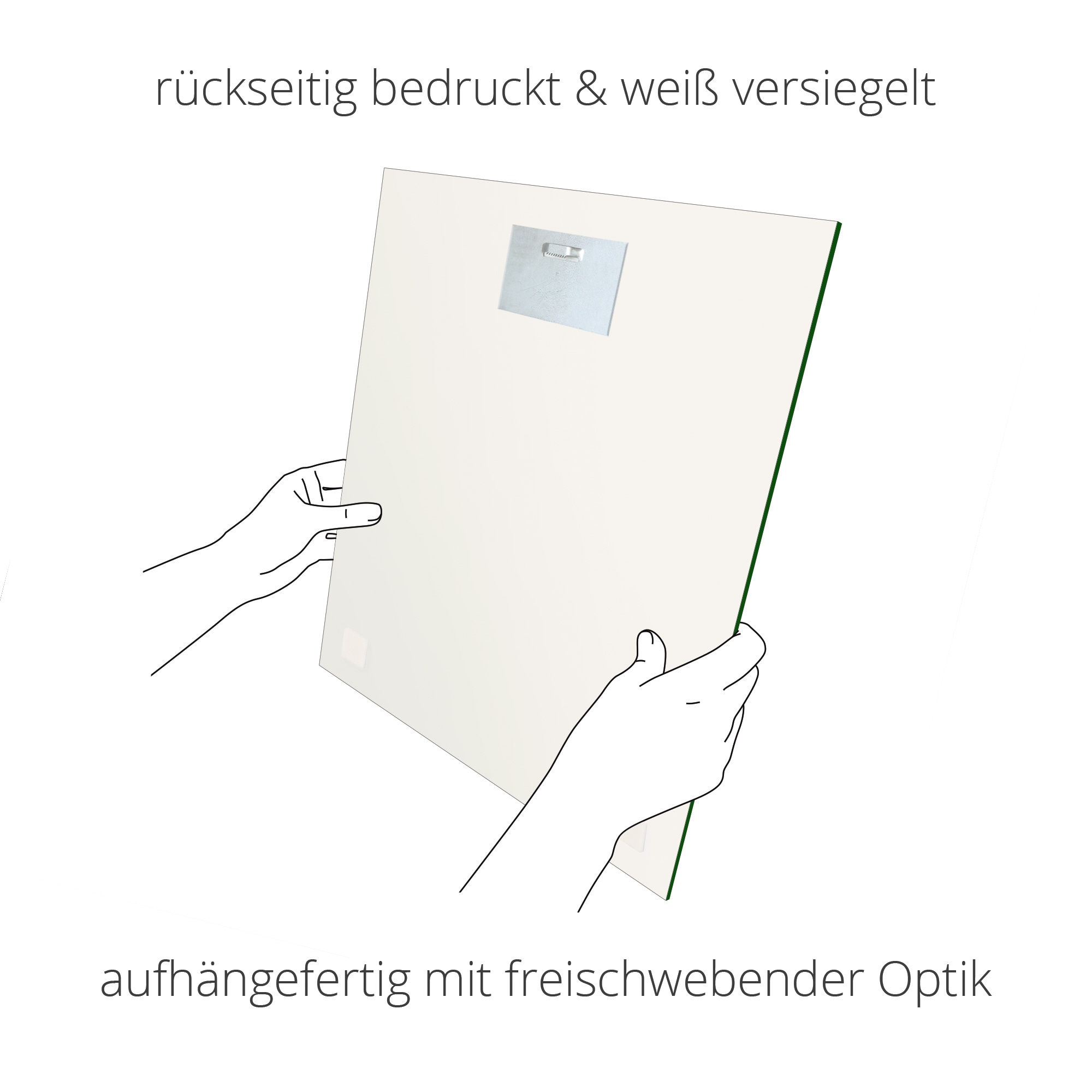 in »Genuss Artland verschiedenen (1 Raten der St.), Glasbild kaufen Frau, auf Größen Zigarre«,