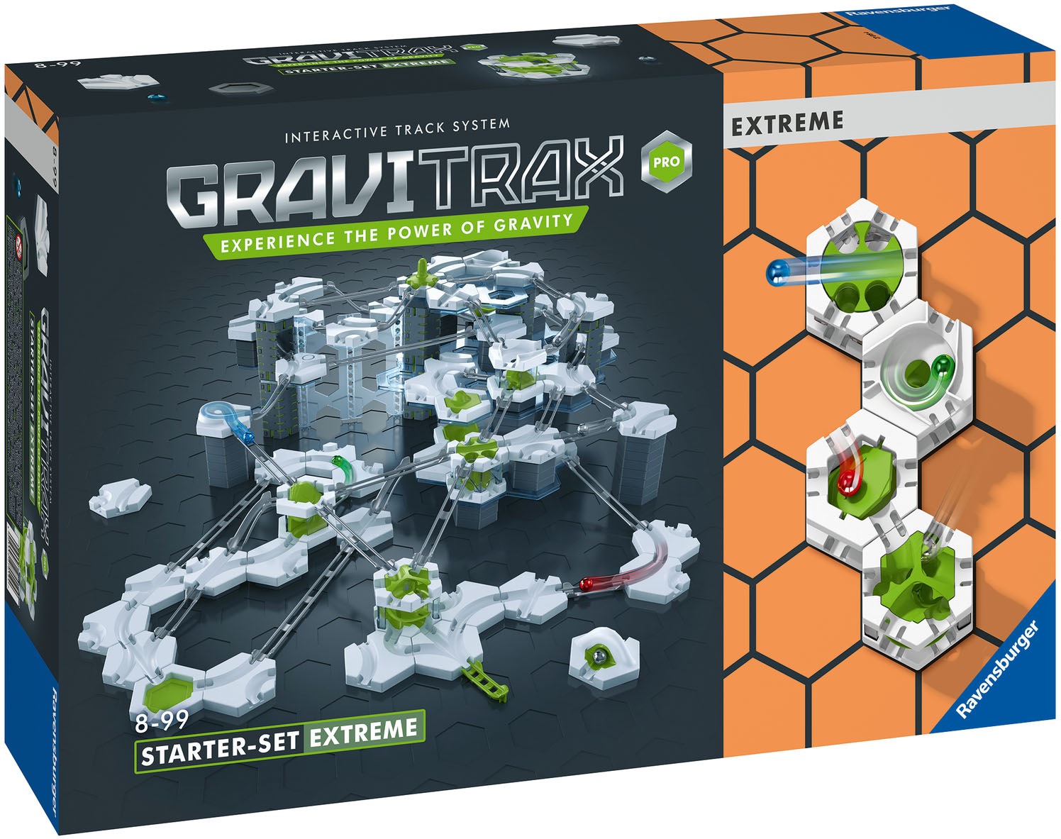 Ravensburger Kugelbahn-Bausatz »GraviTrax PRO Starter-Set Extreme«, Made in Europe