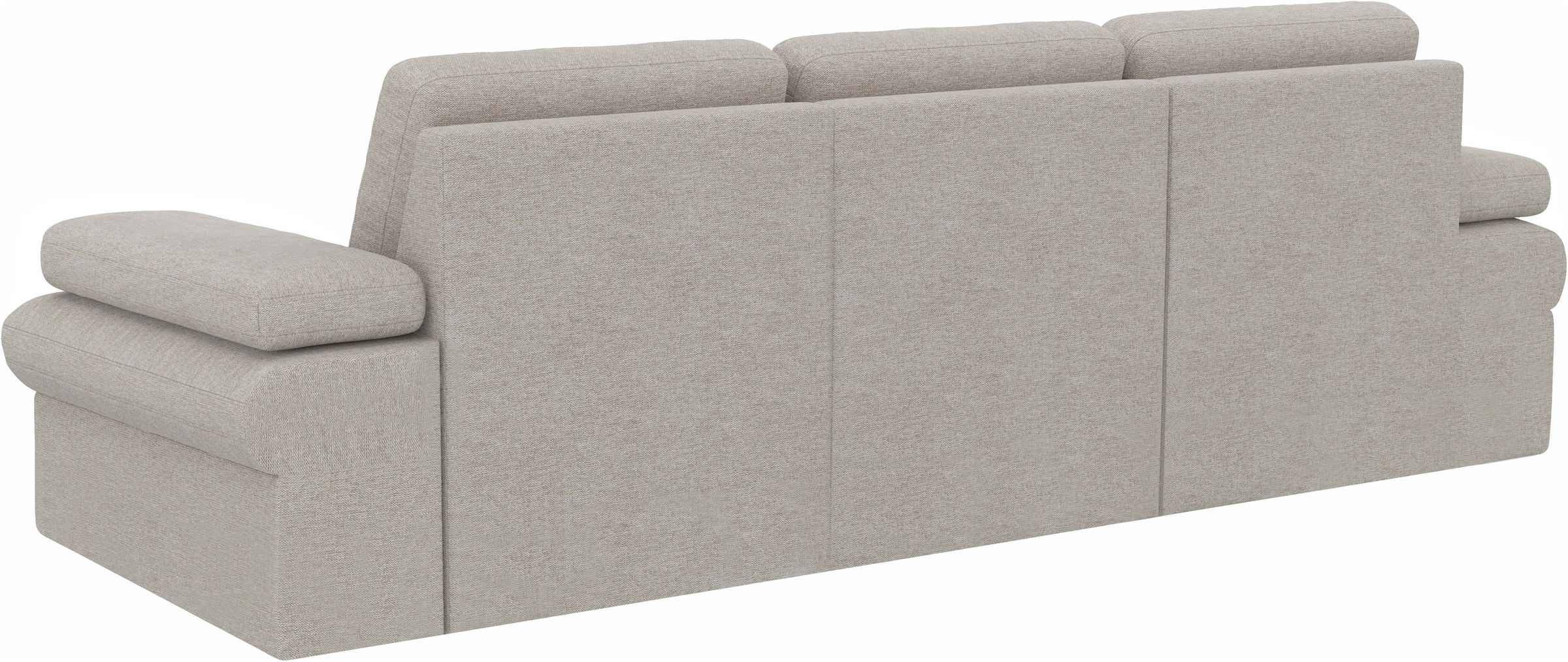 sit&more Ecksofa »Moreno L-Form, B: 247 cm«, mit Armteilverstellung, optional Bettfunktion