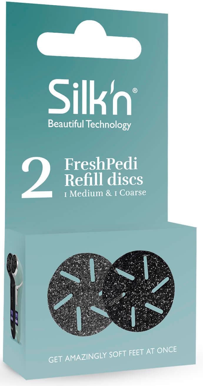 St.) Silk\'n discs Ersatzschleifscheiben 1Coarse«, Medium (Set, Hornhautentferner »FreshPedi 2 bestellen 1 Refill